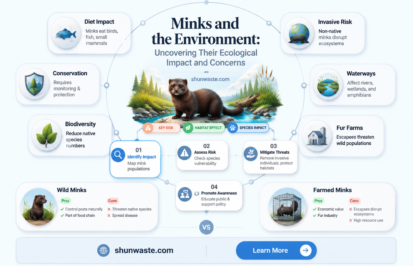 are minks bad for the environment