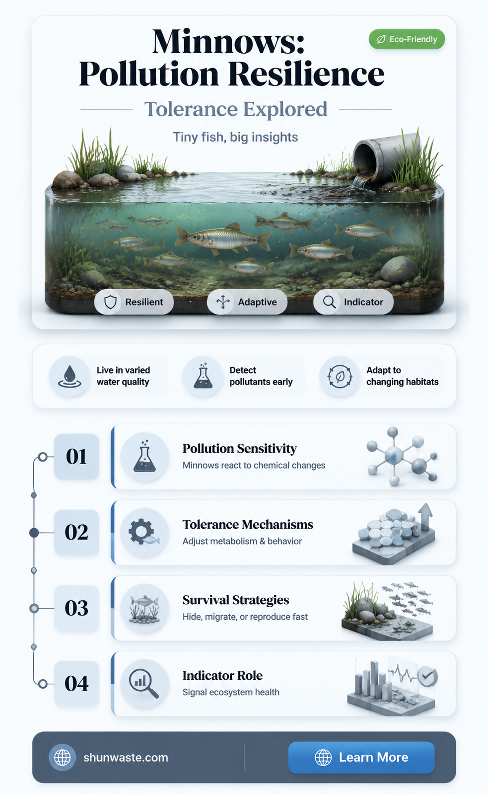are minnows pollution tolerant