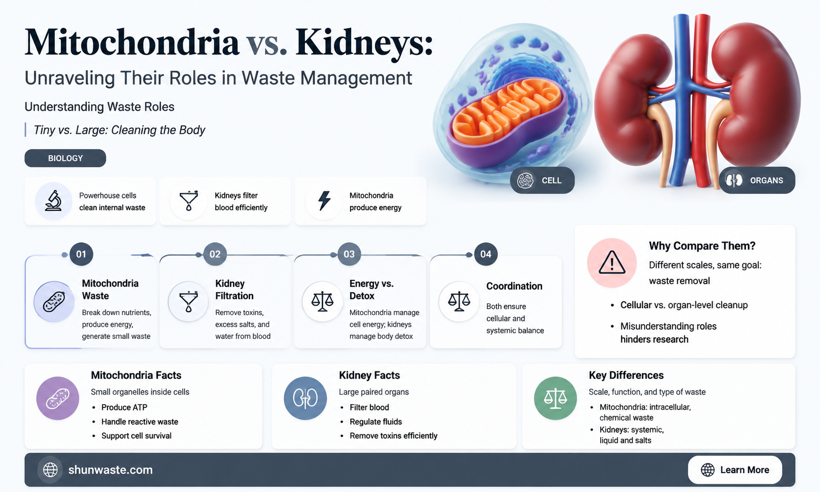 are mitochondria like kidneys that filter out waste