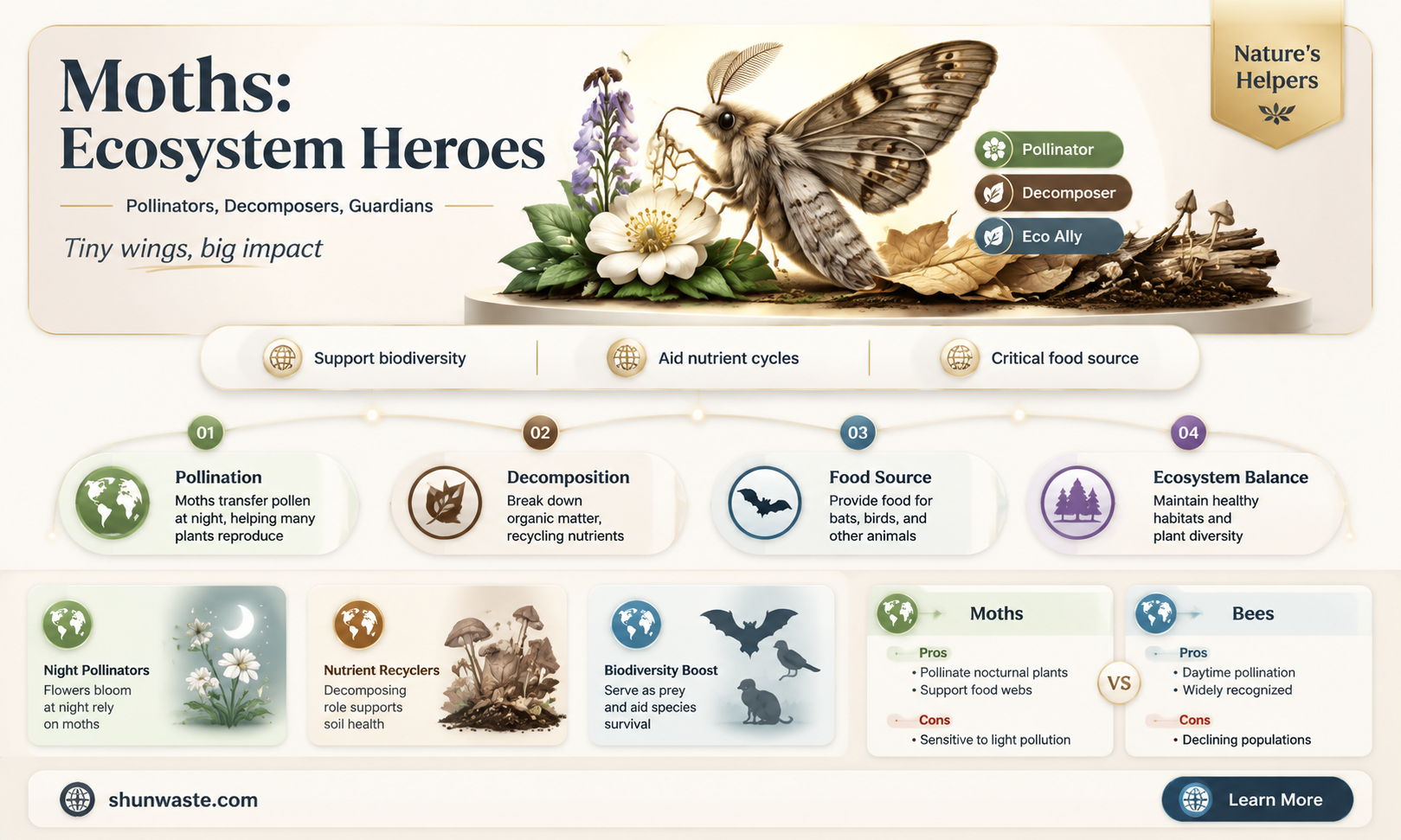 are moths good for the environment