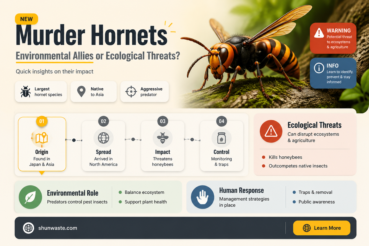 are murder hornets good for the environment