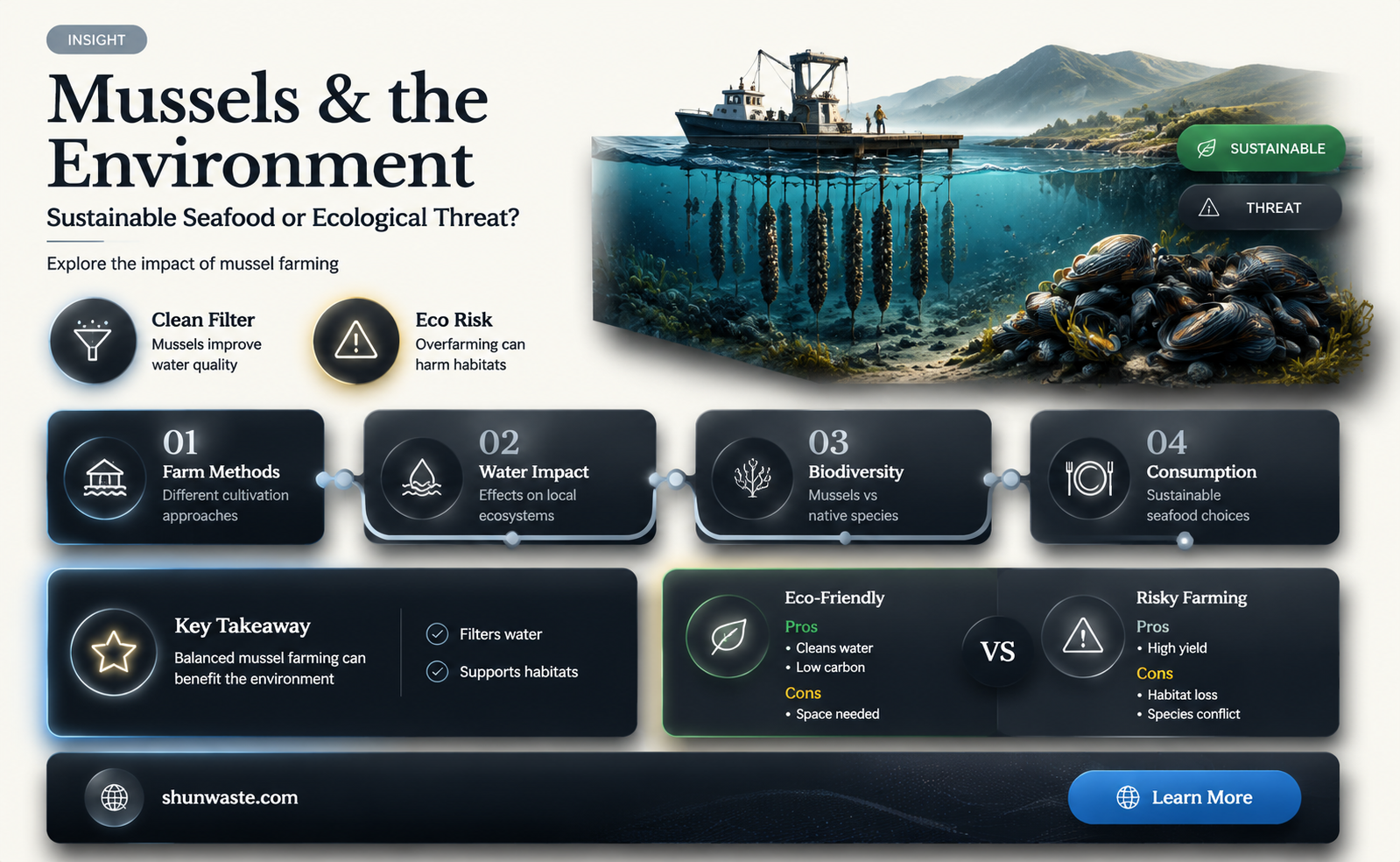 are mussels bad for the environment