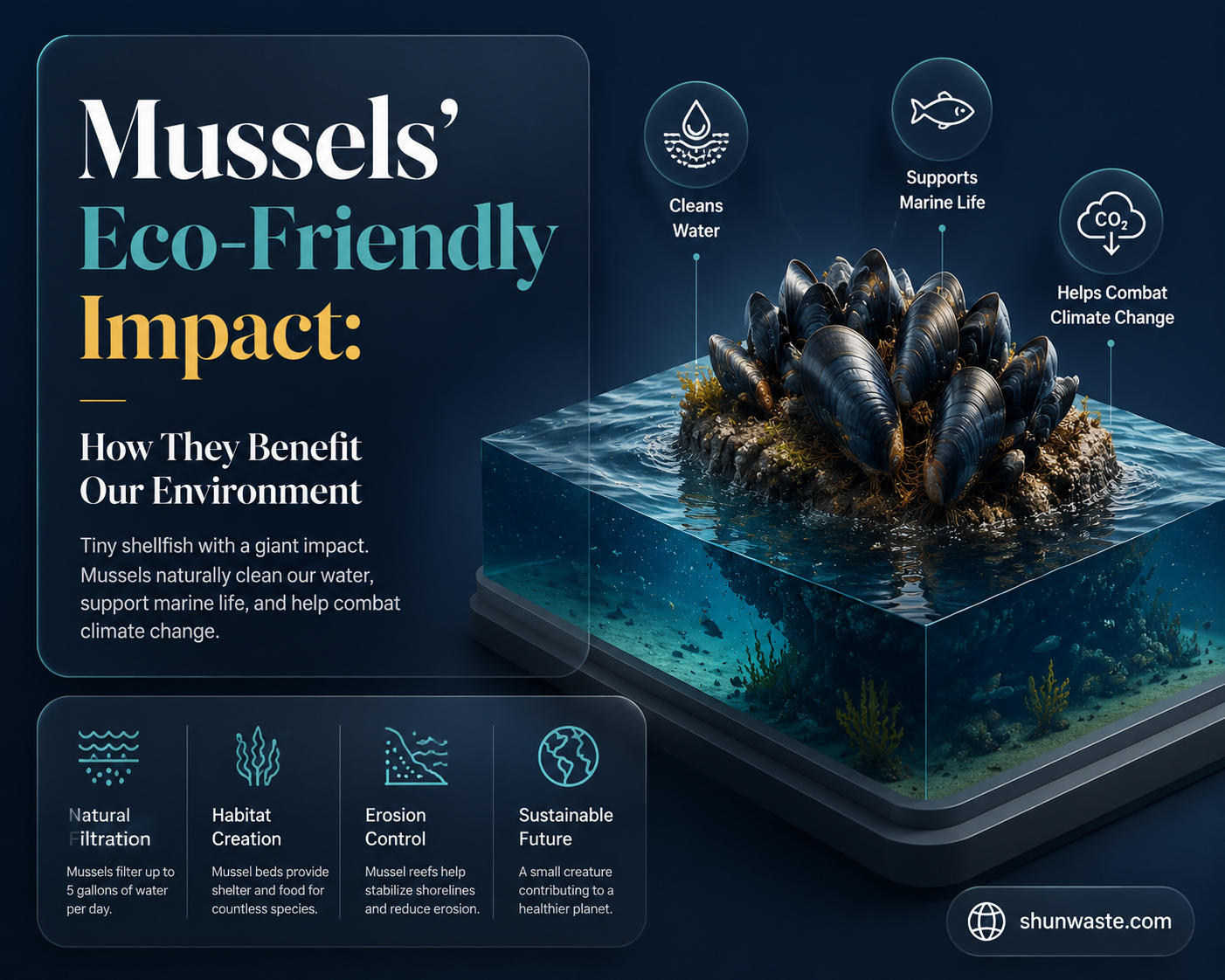 are mussels good for the environment