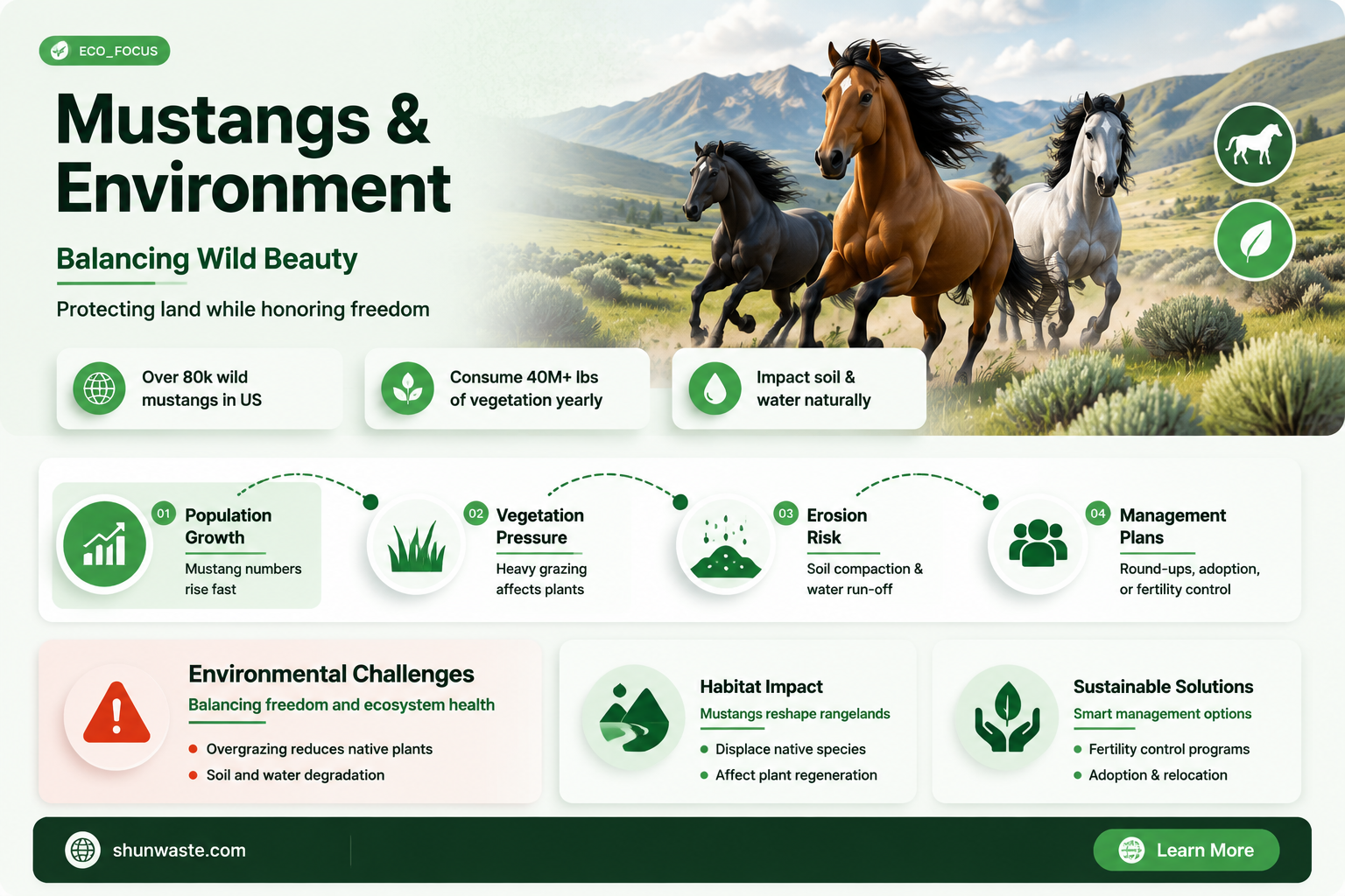 are mustangs bad for the environment