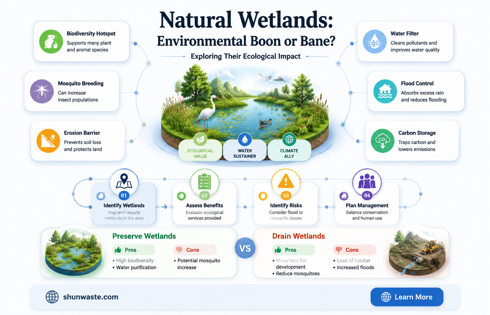 are natural wetlands good or bad for the environment