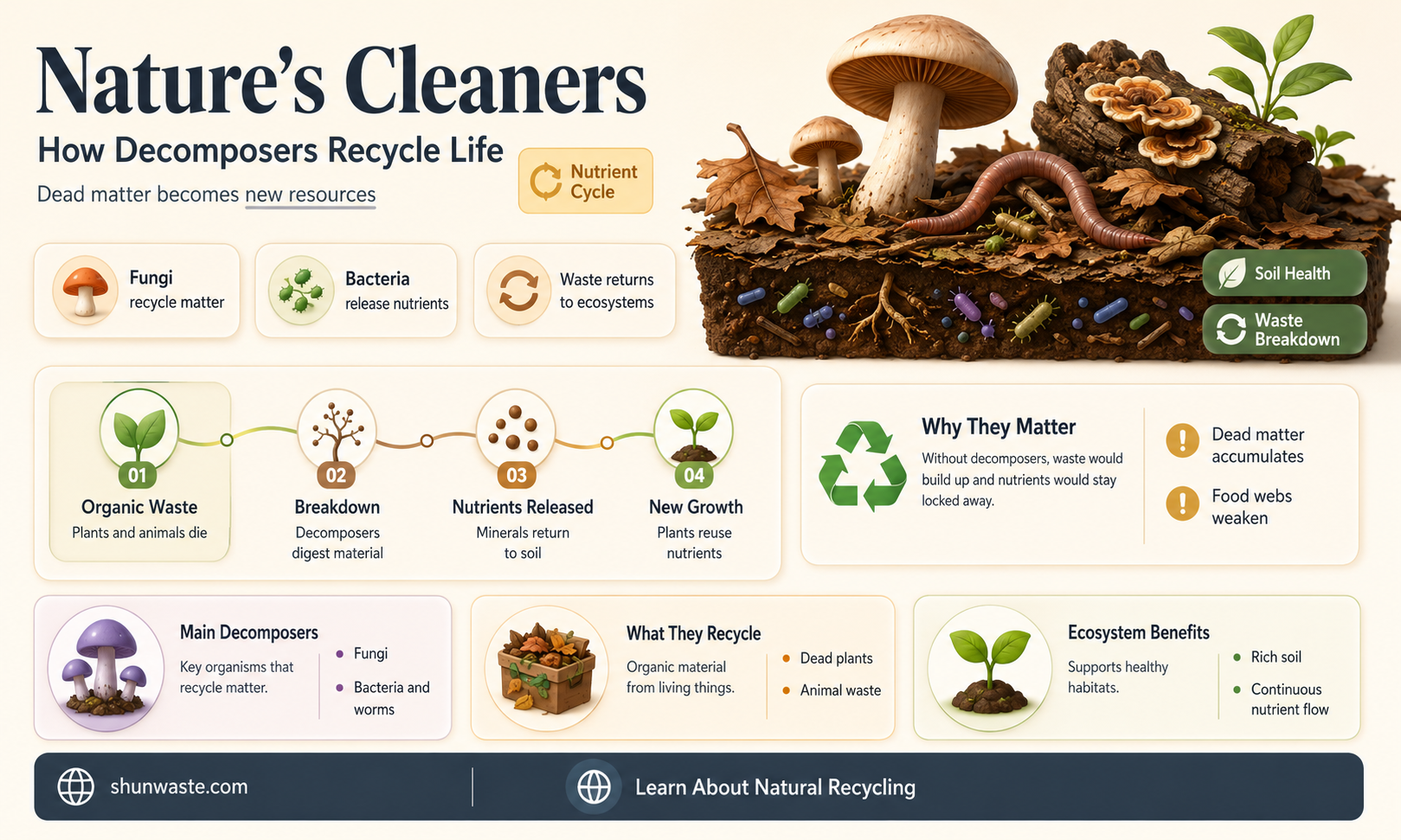 are organisms that consume dead organisms and other organic waste