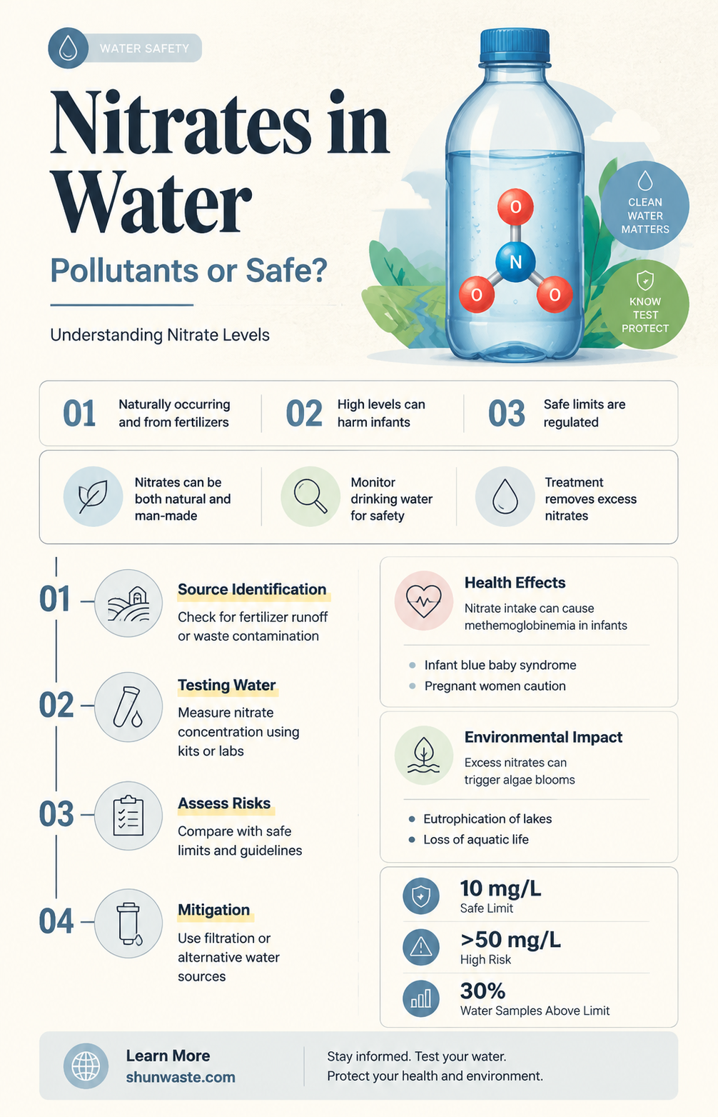 are nitrates water pollutants