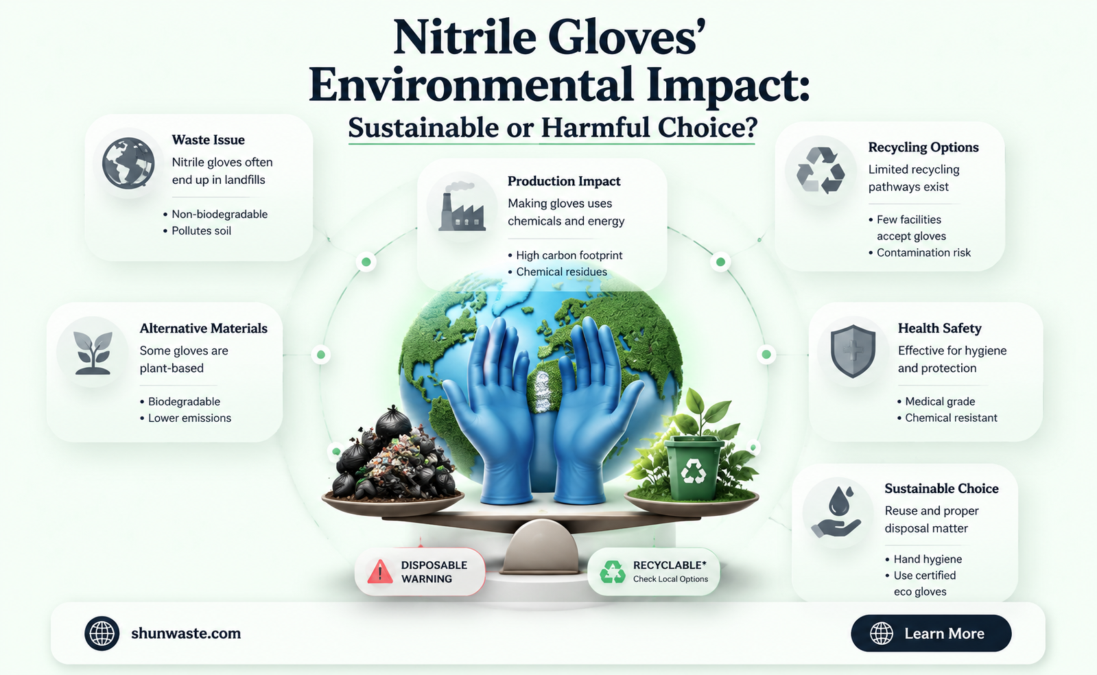 are nitrile gloves bad for the environment