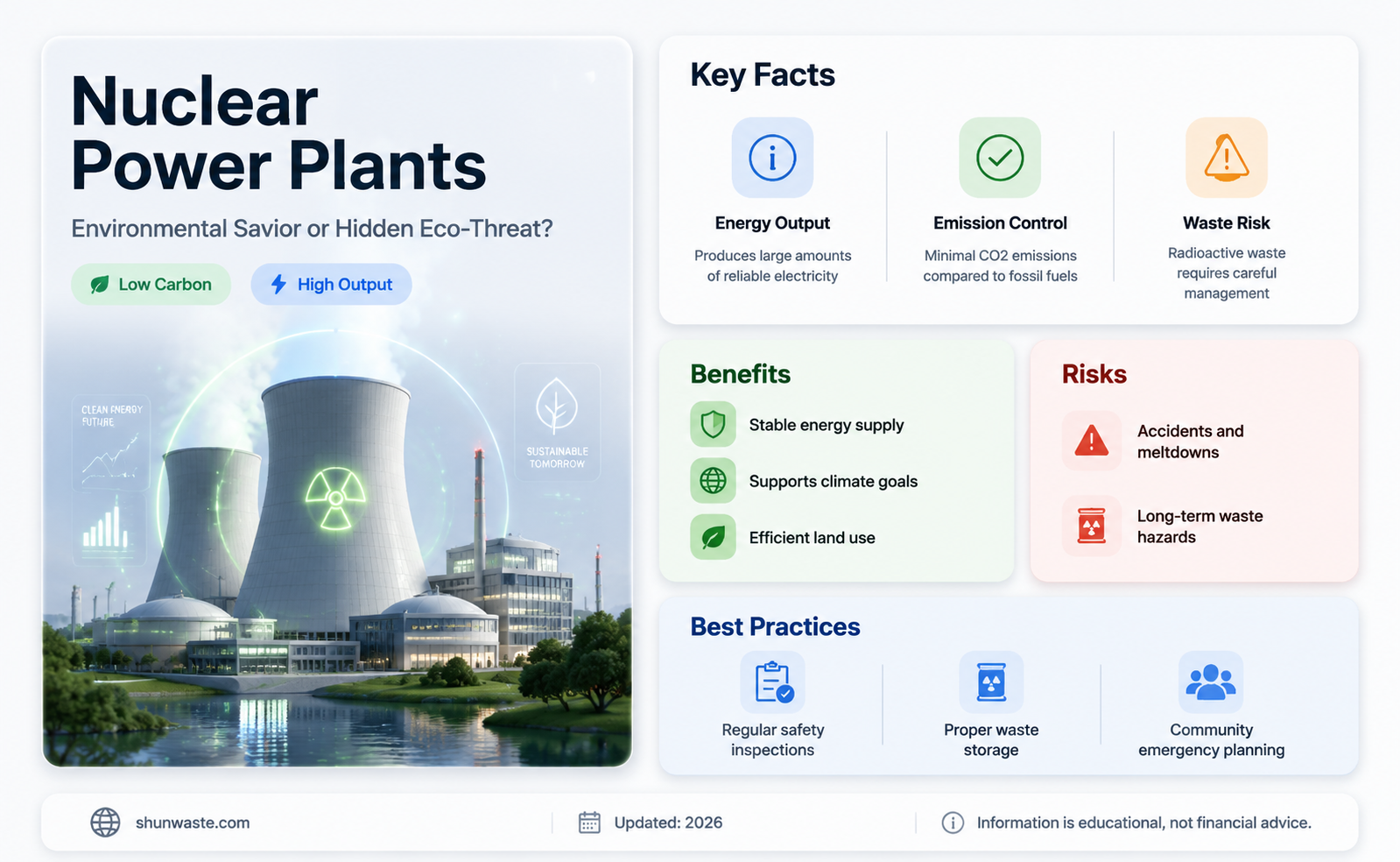 are nuclear power plants good for the environment