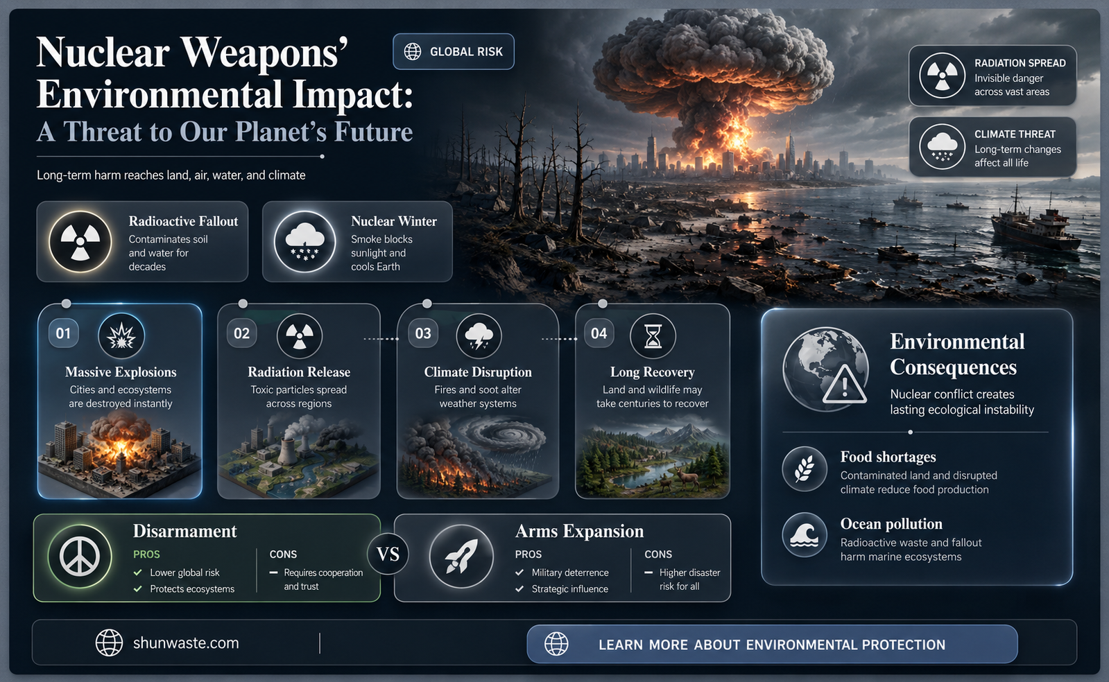 are nuclear weapons bad for the environment