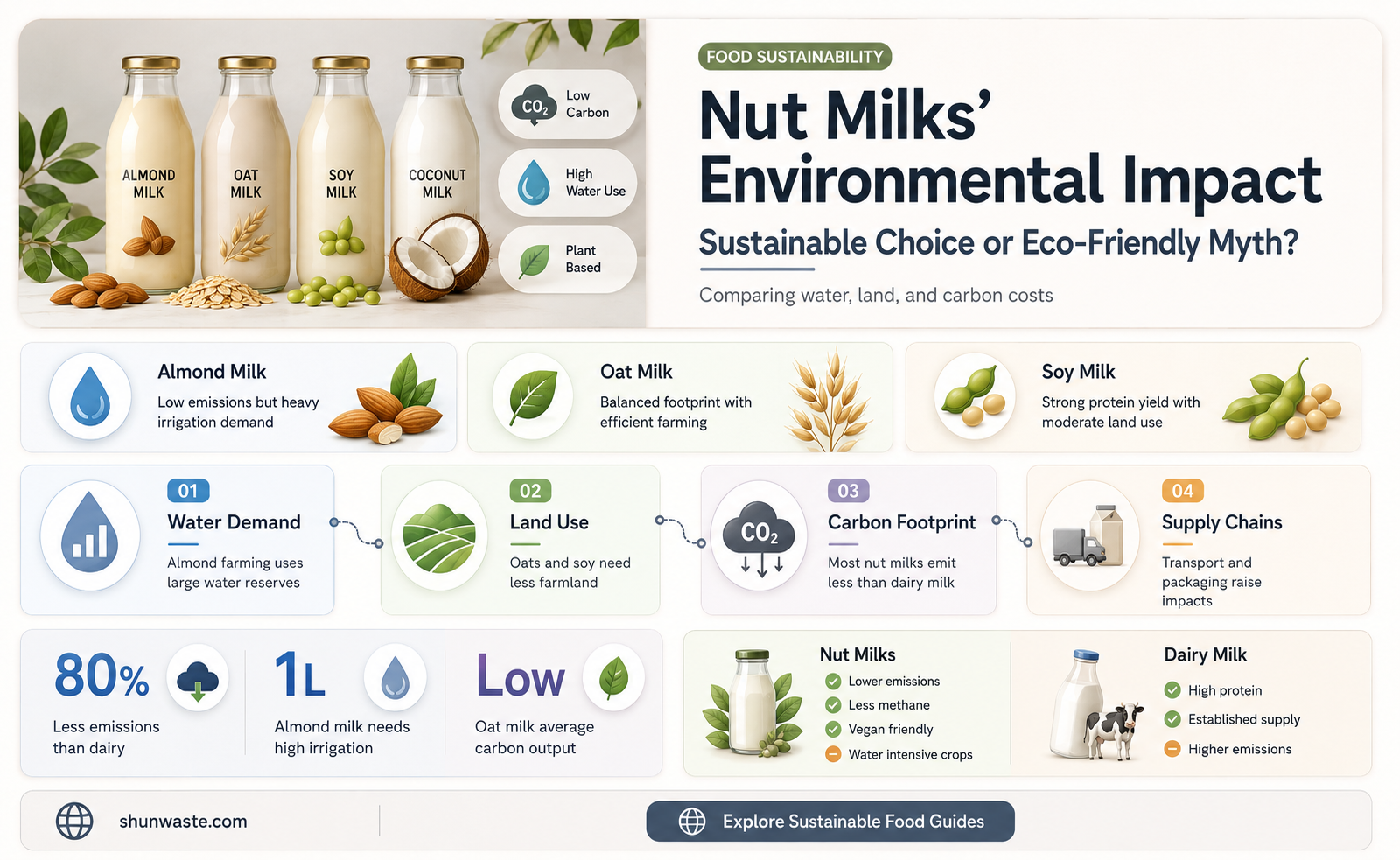 are nut milks bad for the environment