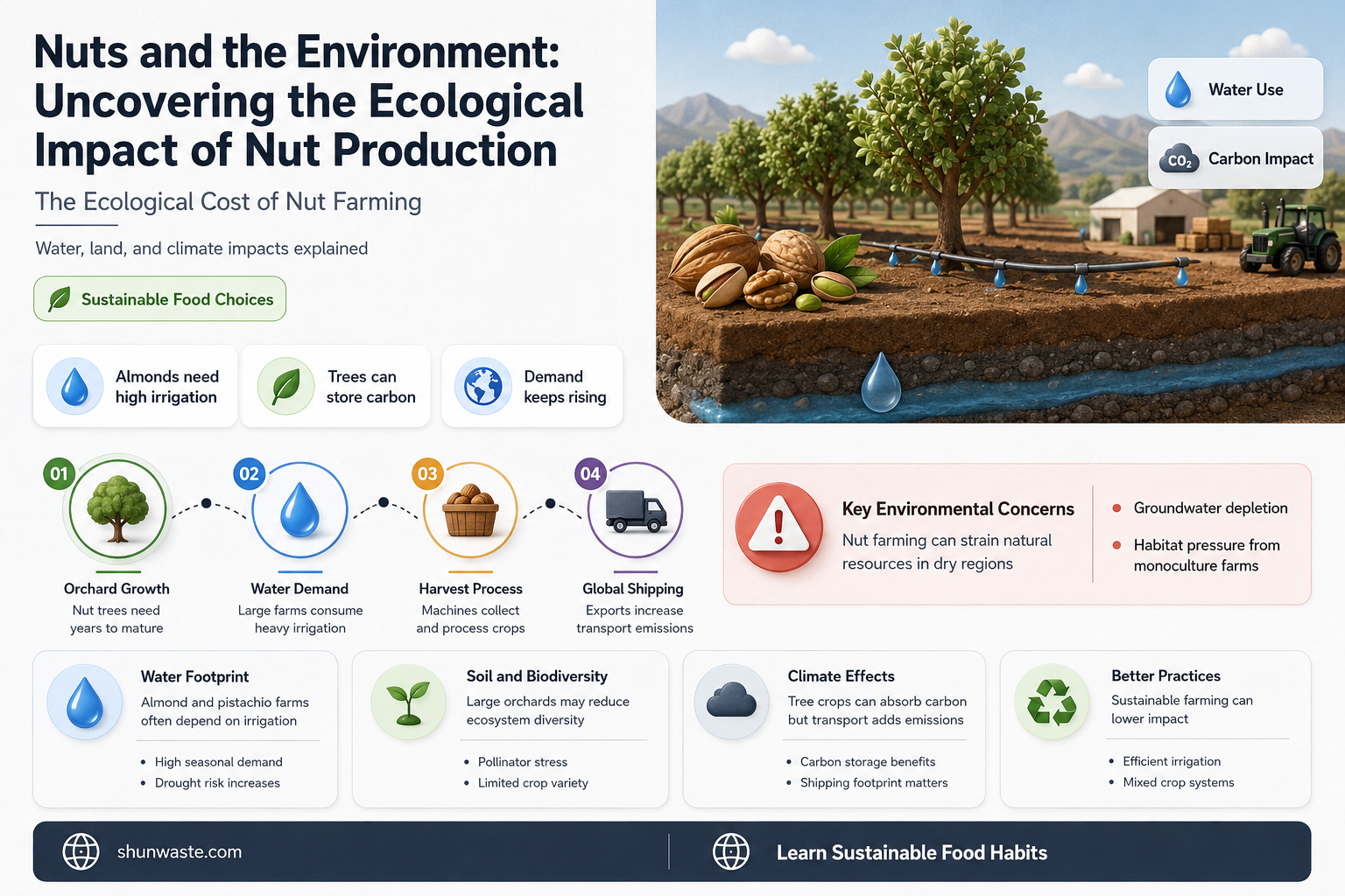 are nuts bad for the environment