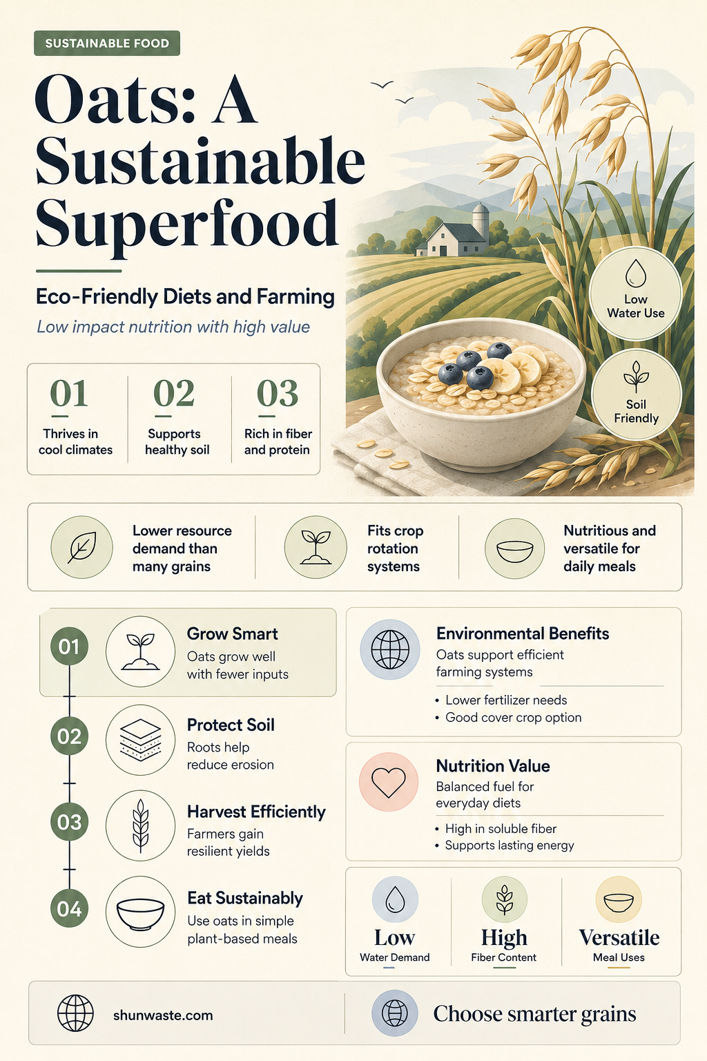 are oats good for the environment