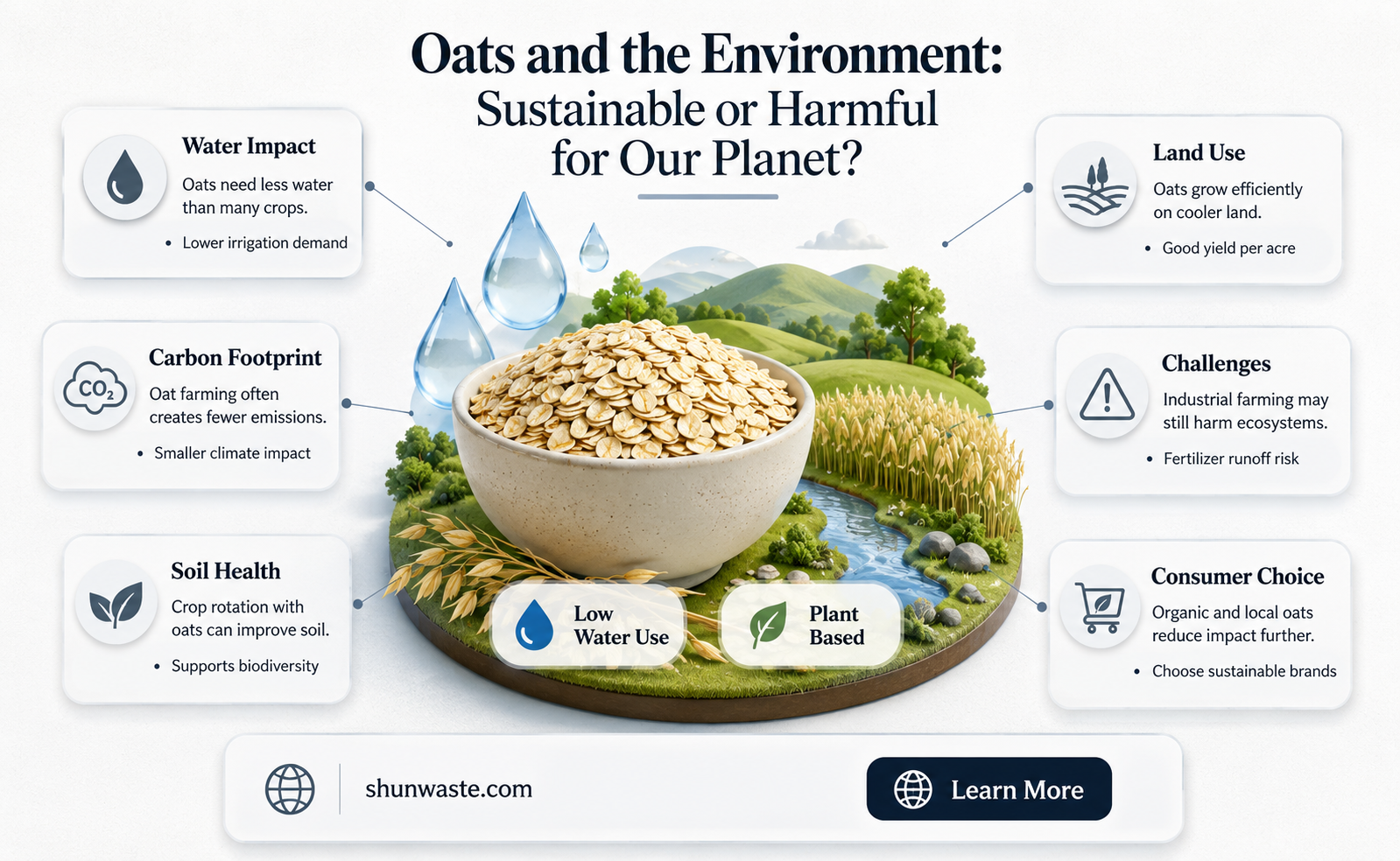 are oats bad for the environment
