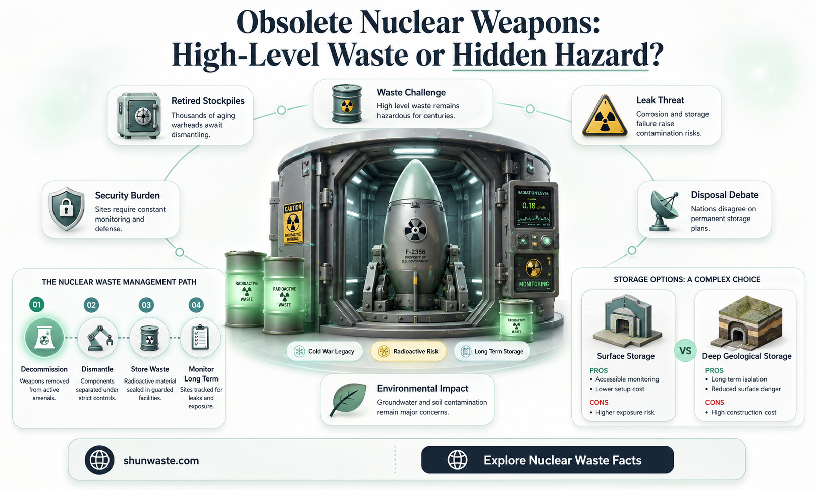 are obsolete nuclear weapons high level nuclear waste