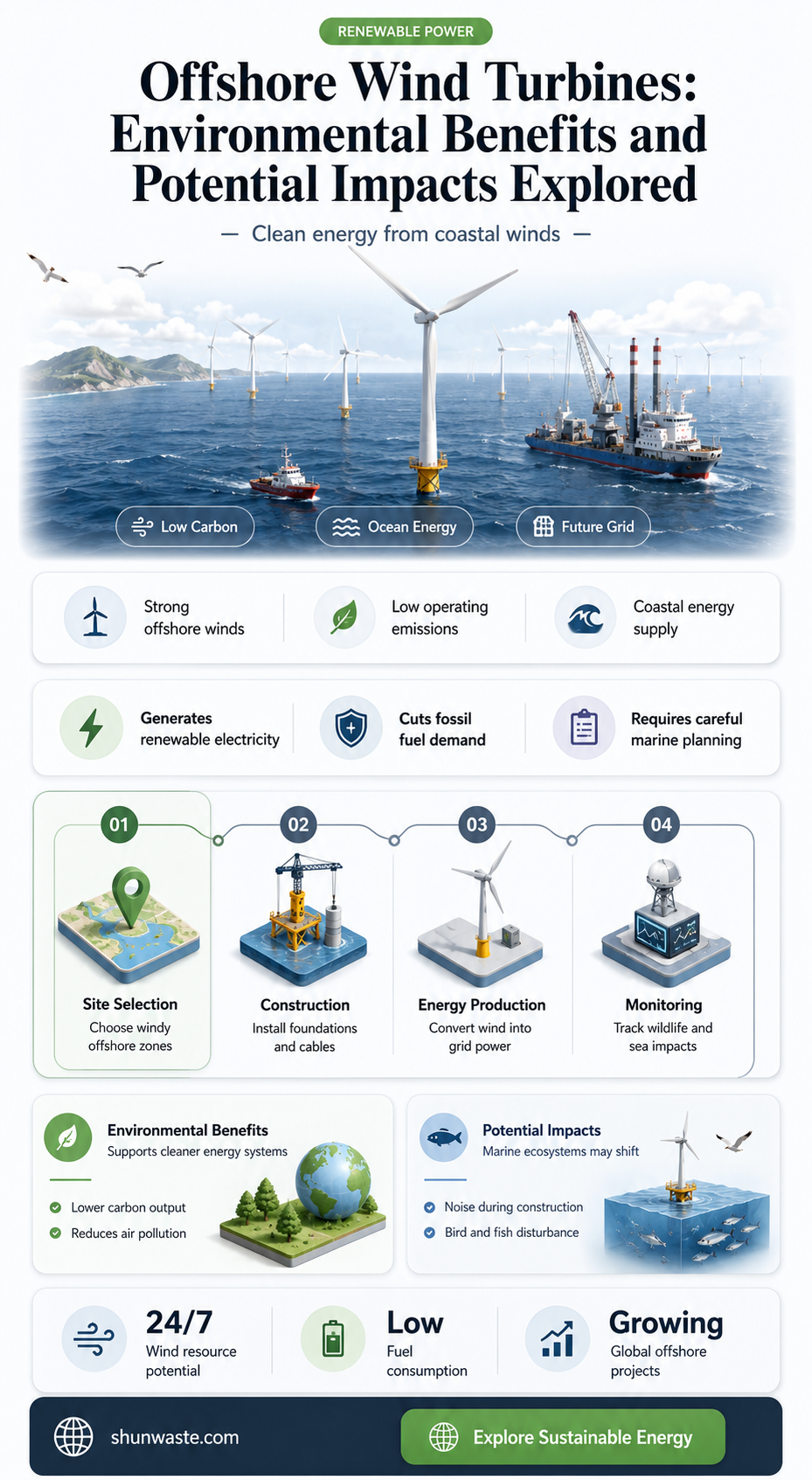 are offshore wind turbines good for the environment