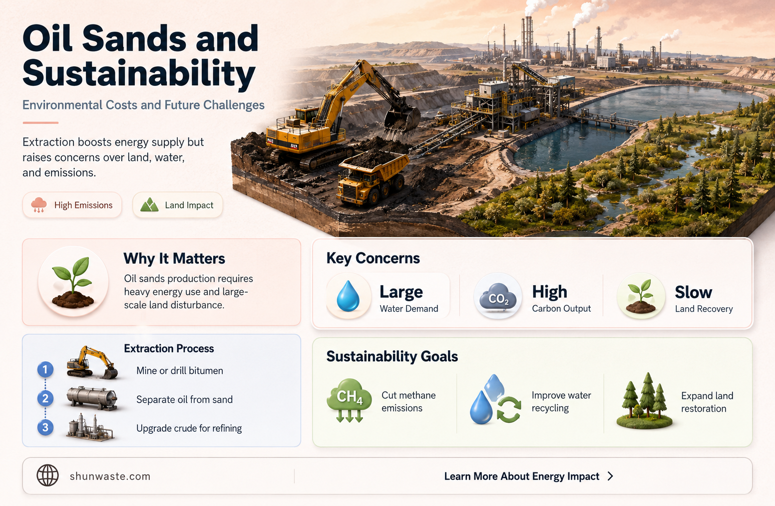 are oil sands good for the environment