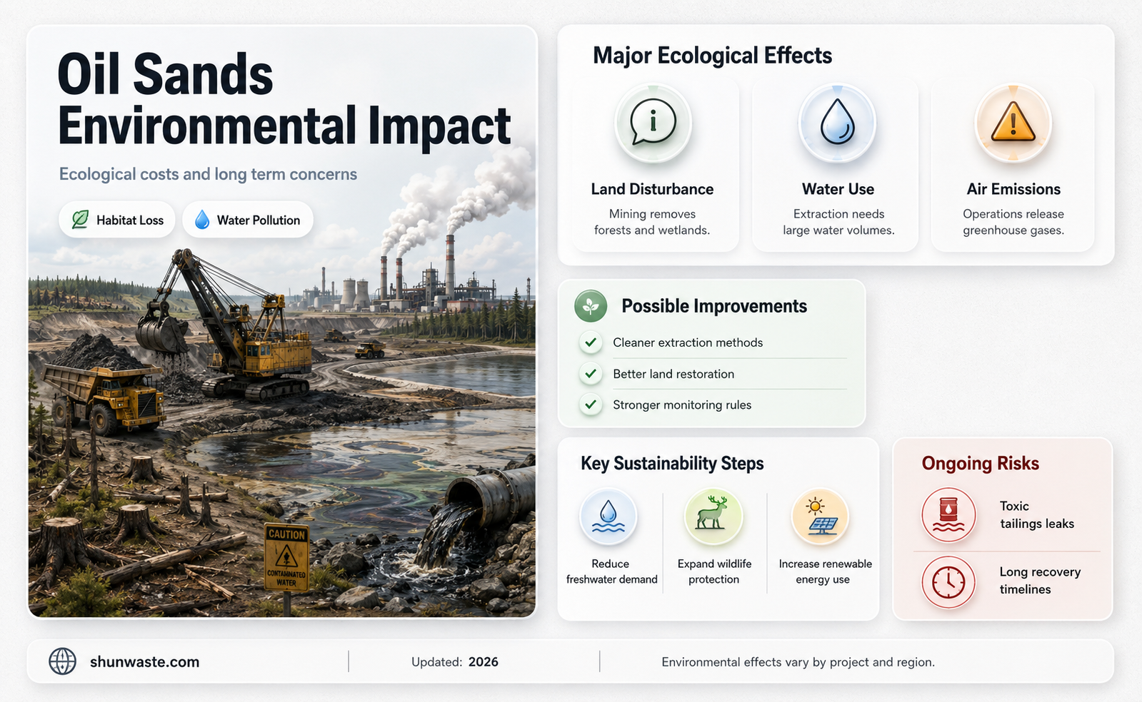 are oil sands bad for the environment