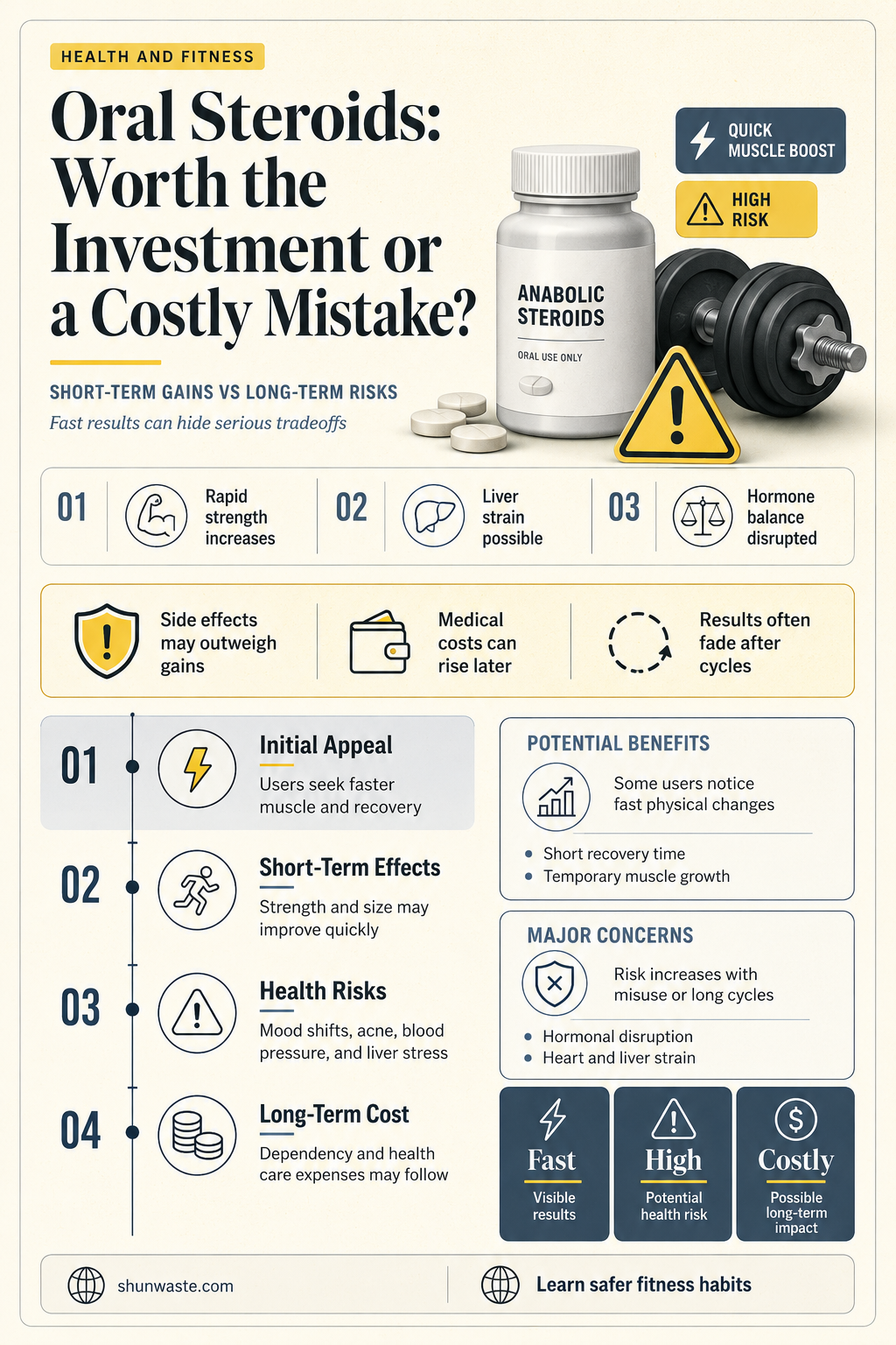 are oral steroids a waste of money