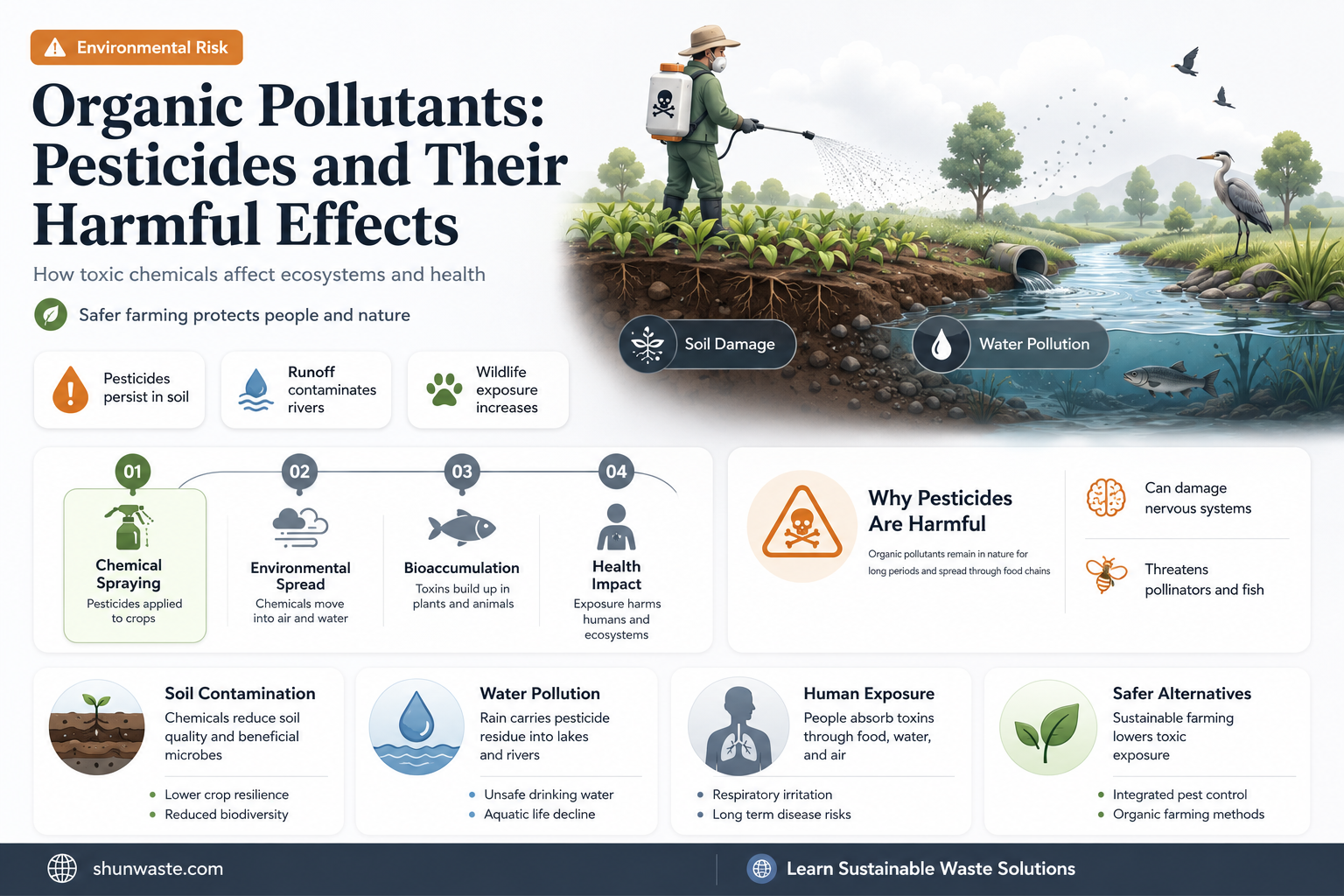 are pesticides organic pollutants