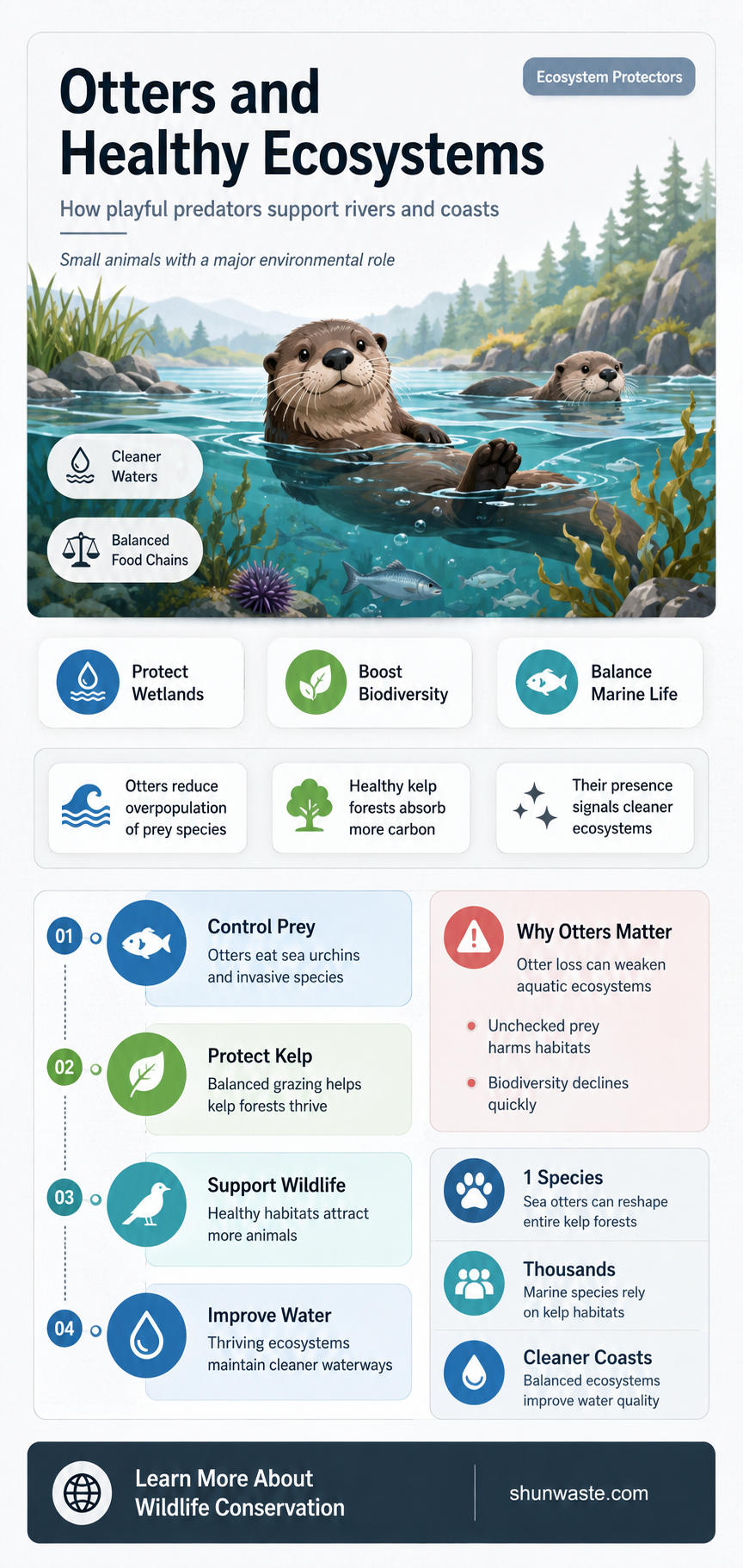 are otters good for the environment