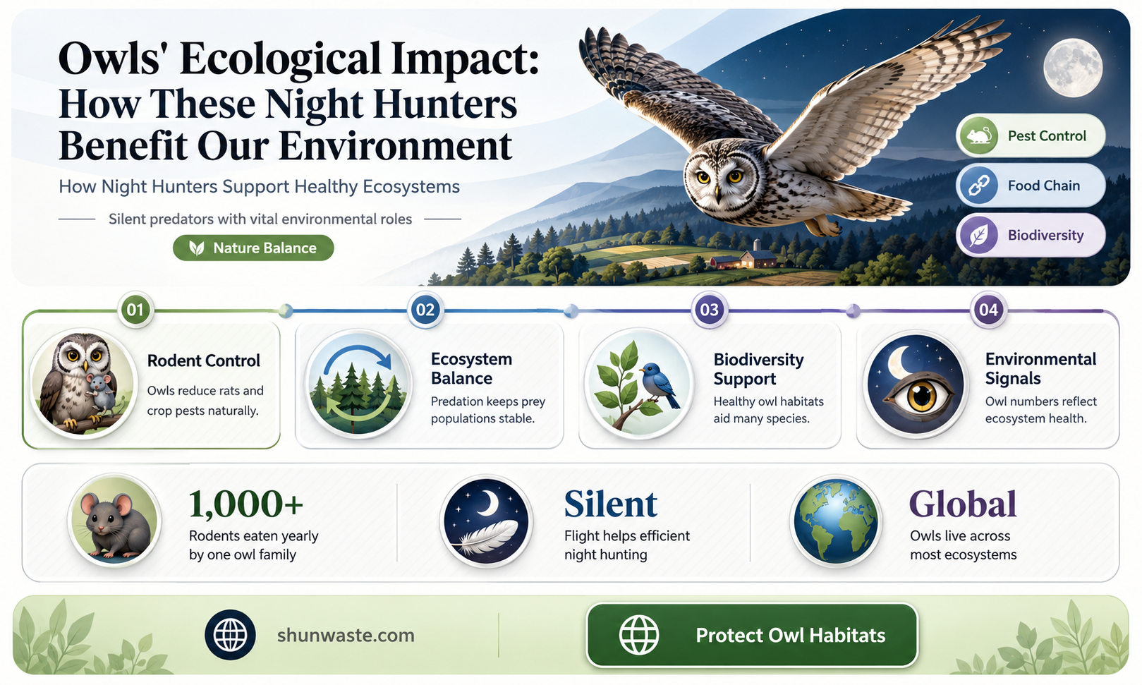 are owls good for the environment