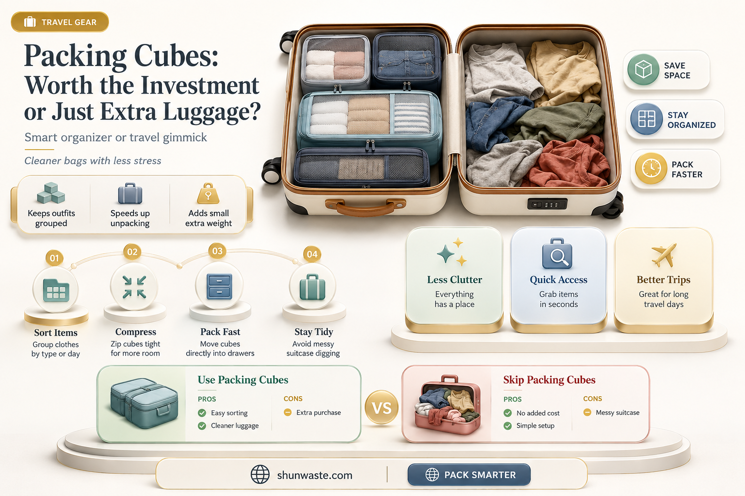 are packing cubes a waste of money