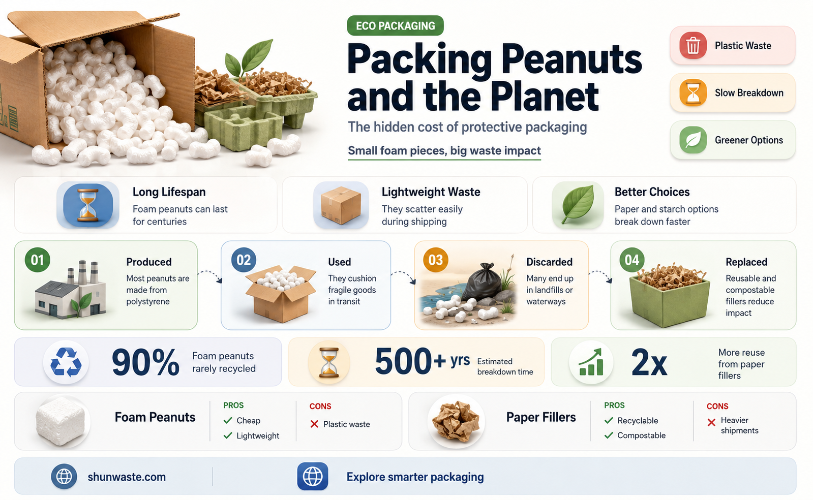 are packing peanuts bad for the environment