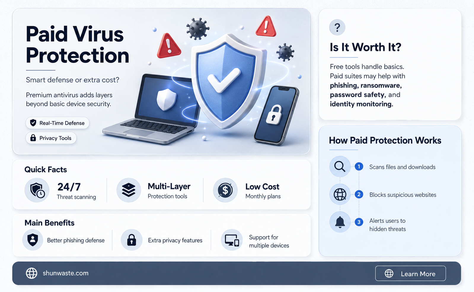 are paid virus protections a waste of yime