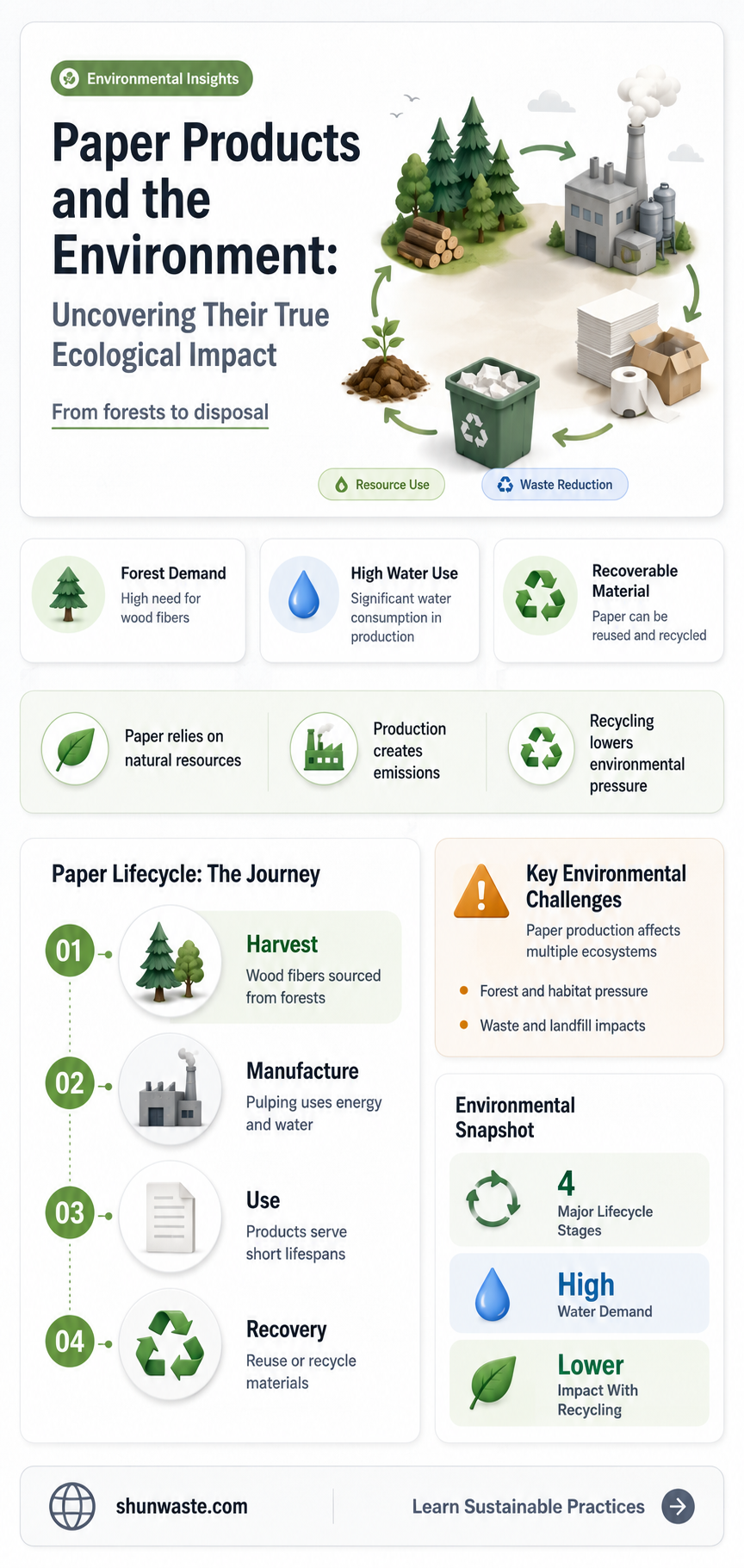 are paper products bad for the environment