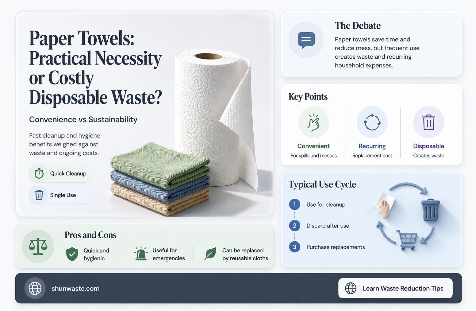are paper towels a waste of money