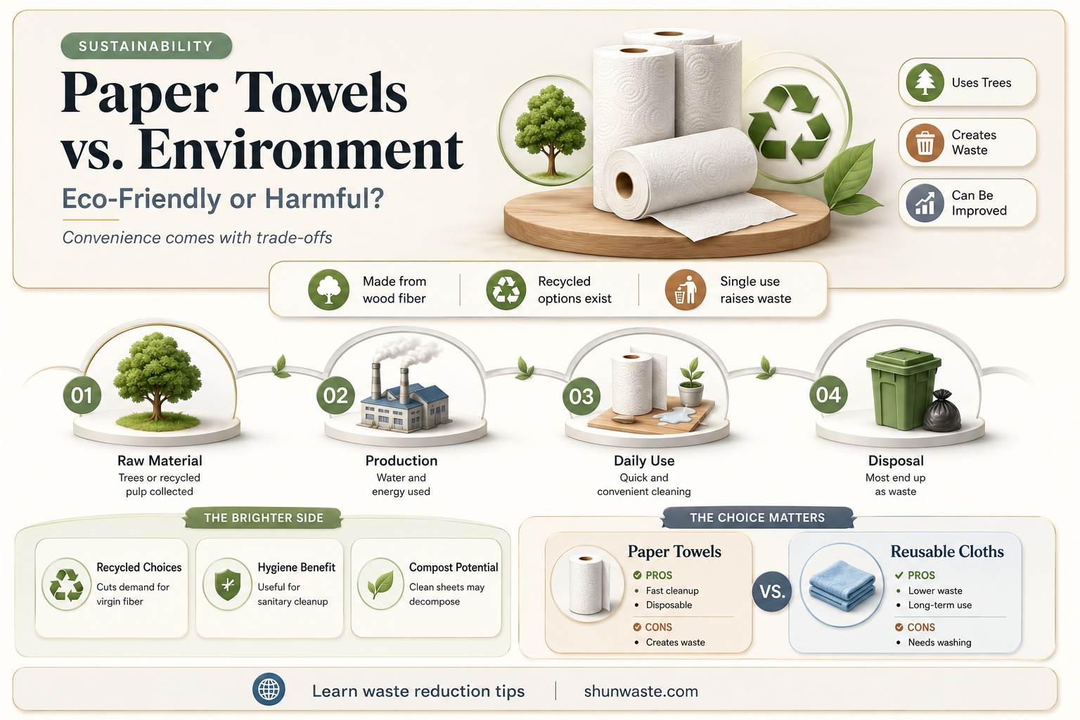 are paper towels good for the environment