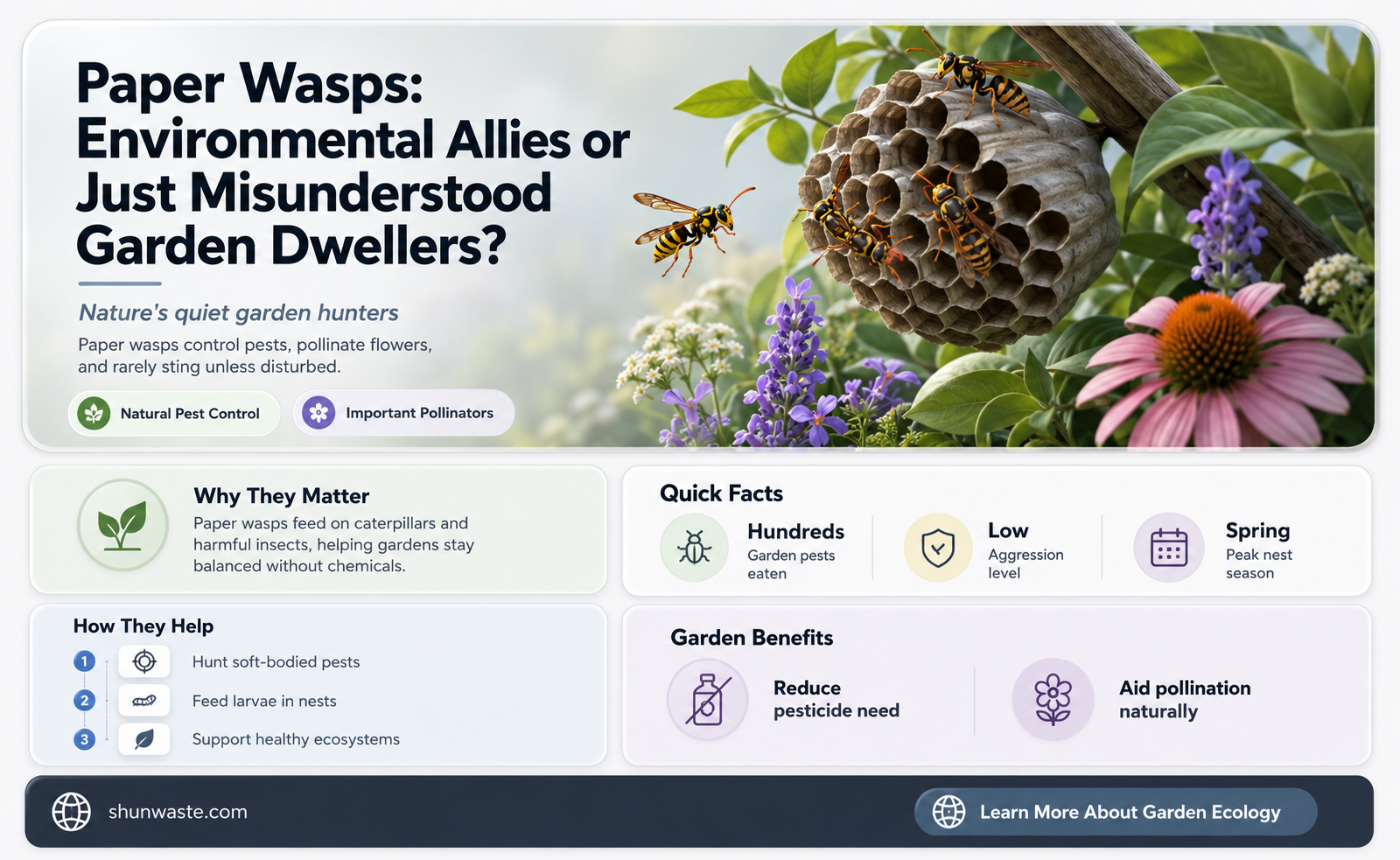 are paper wasps good for the environment