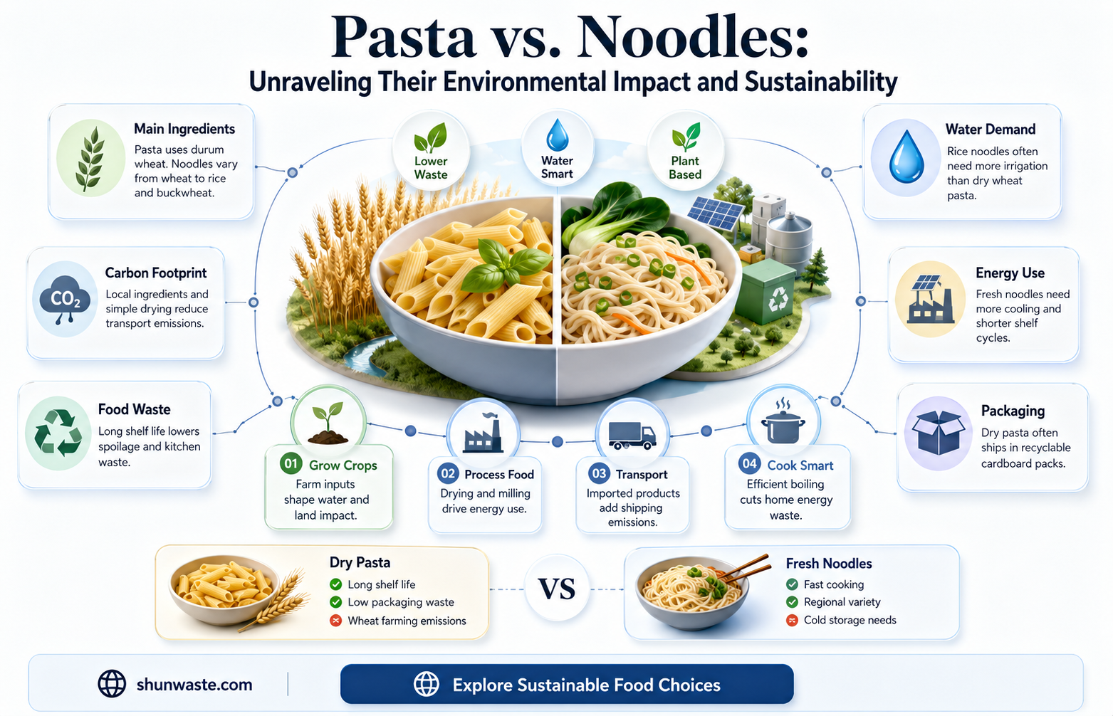 are pasta and noodles bad for the environment