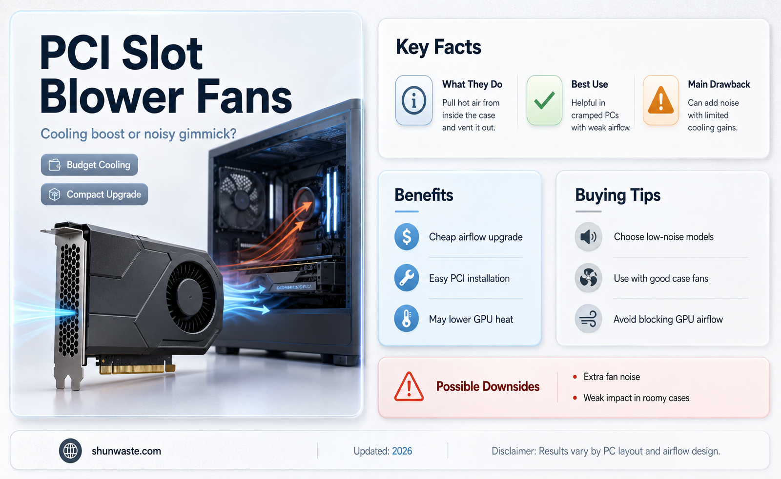 are pci slot blower fans a waste of money