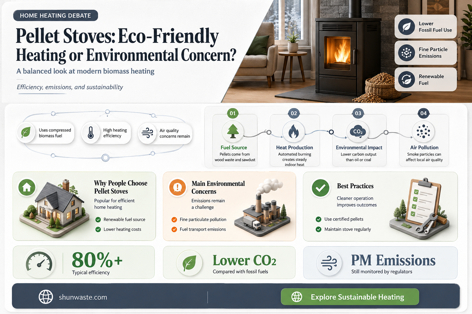 are pellet stoves good for the environment