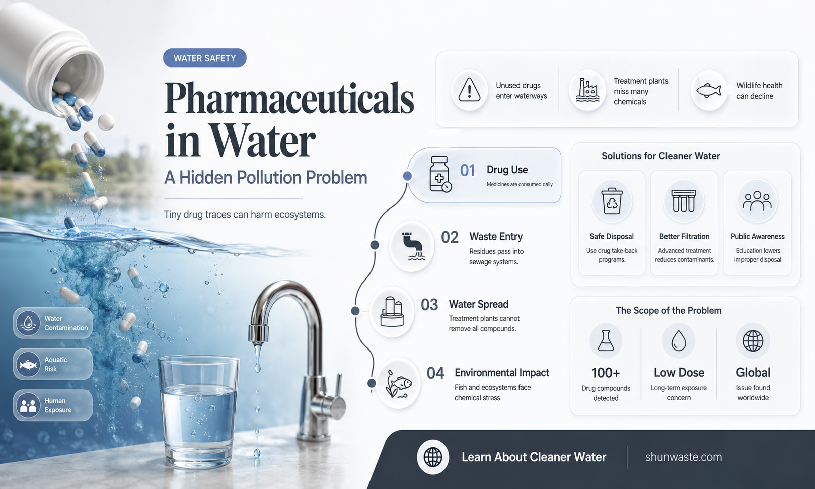 are pharmaceuticals a part of water pollution