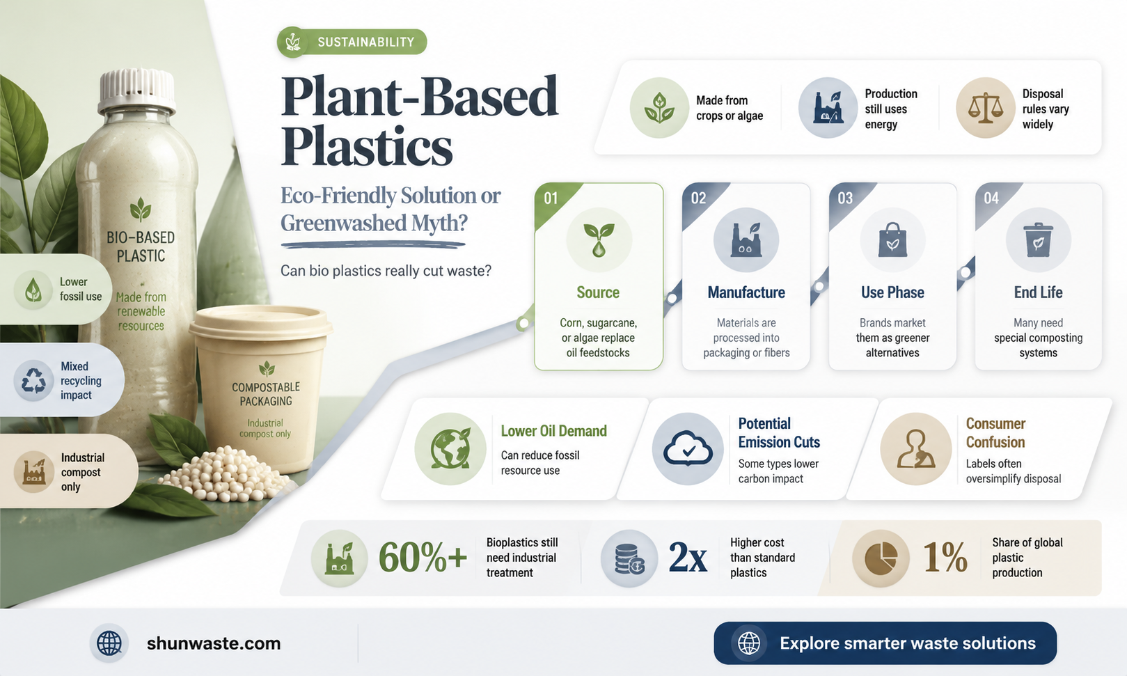 are plant-based plastics good for the environment