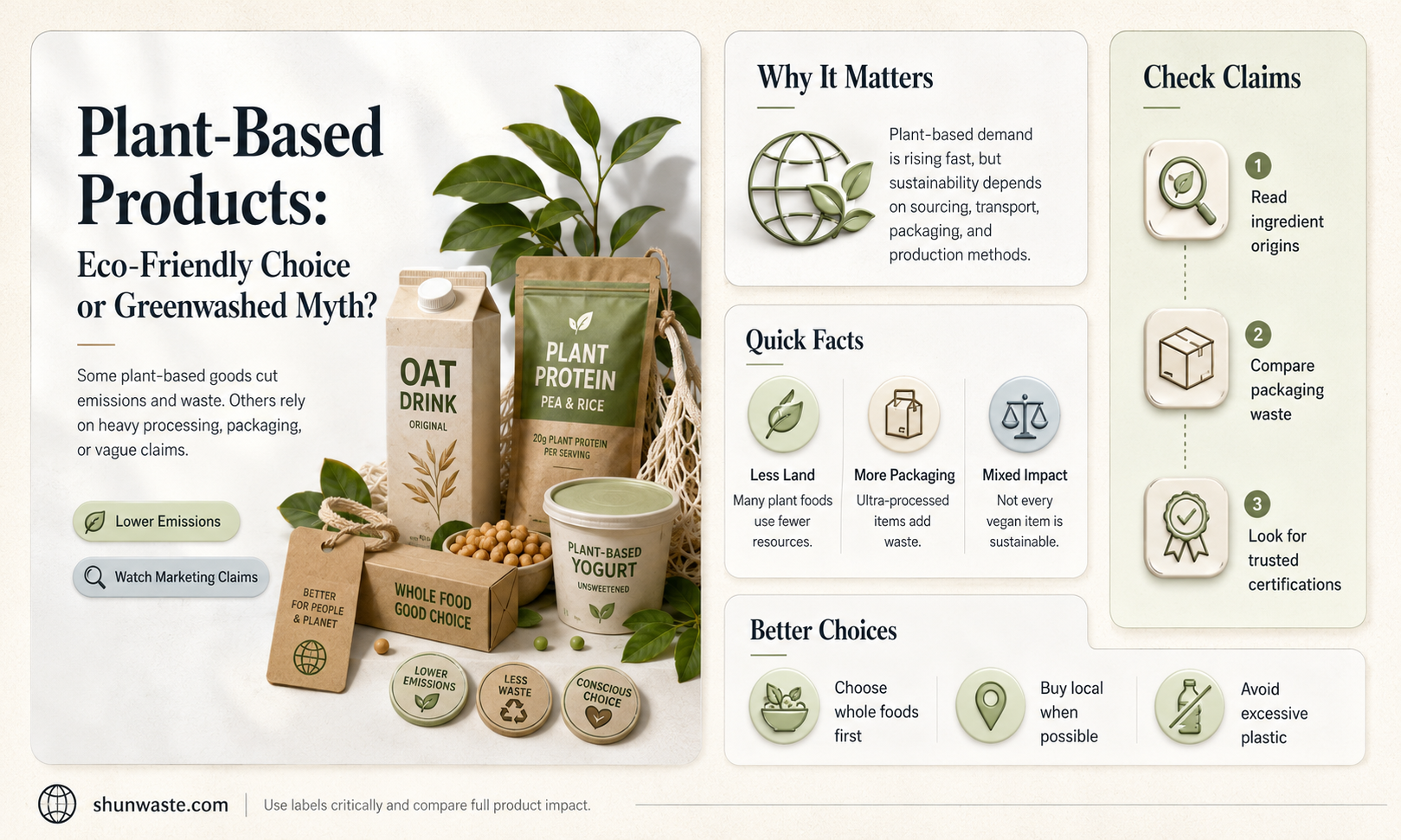 are plant based products good for the environment