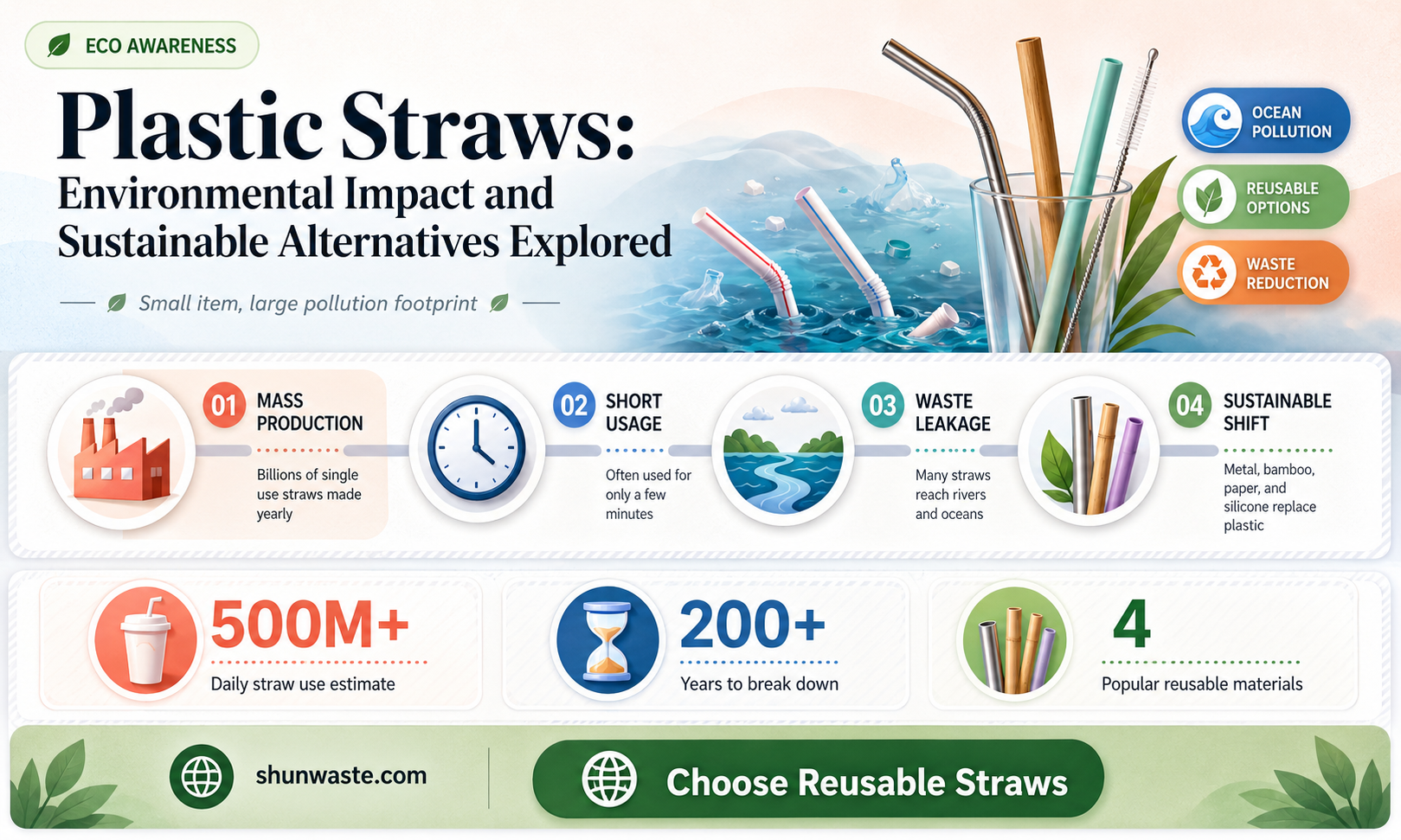 are plastic straws good for the environment