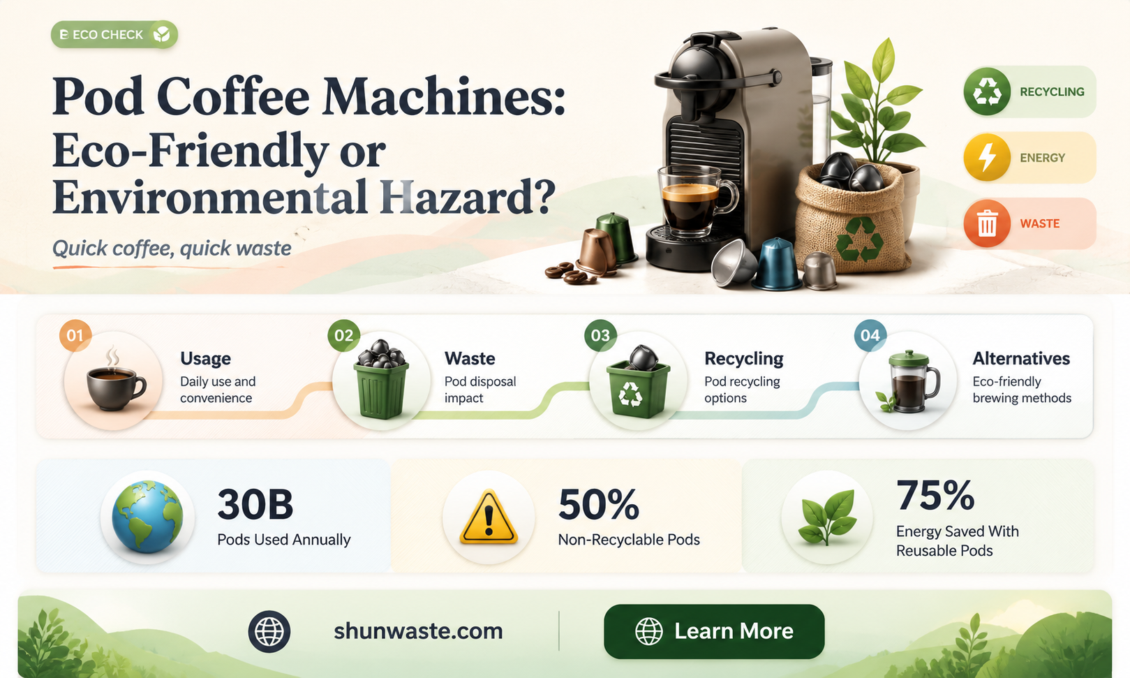 are pod coffee machines bad for the environment