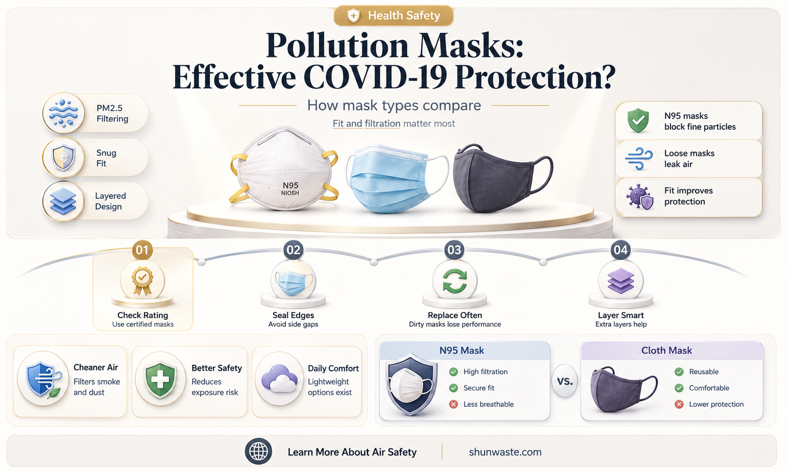 are pollution masks effective against coronavirus