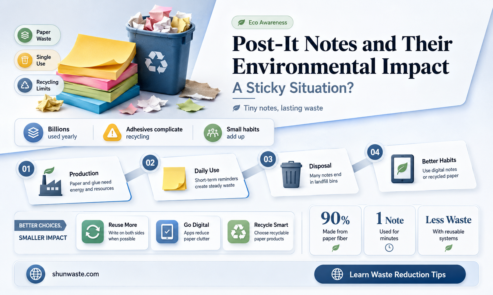 are post it notes bad for the environment