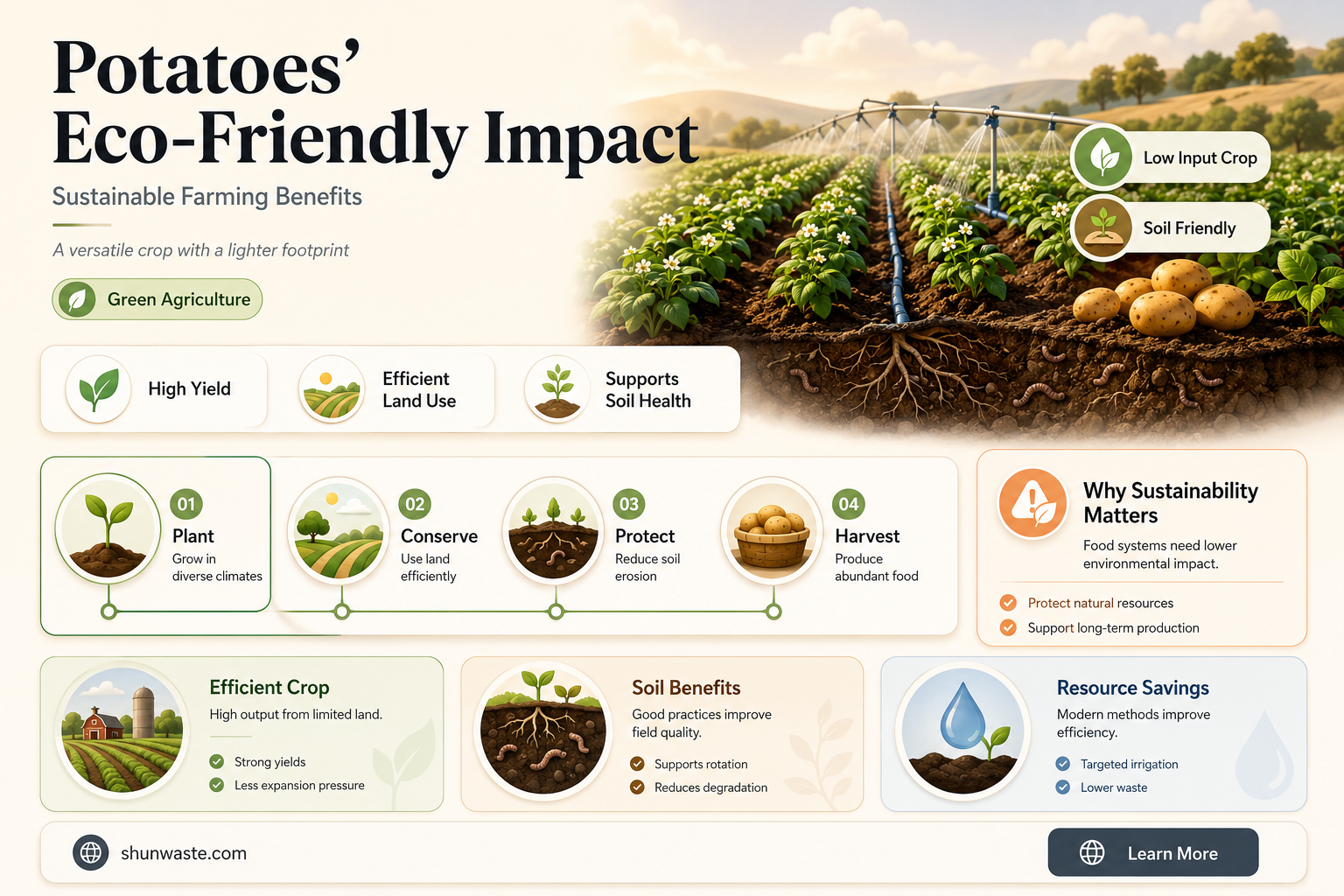 are potatoes good for the environment