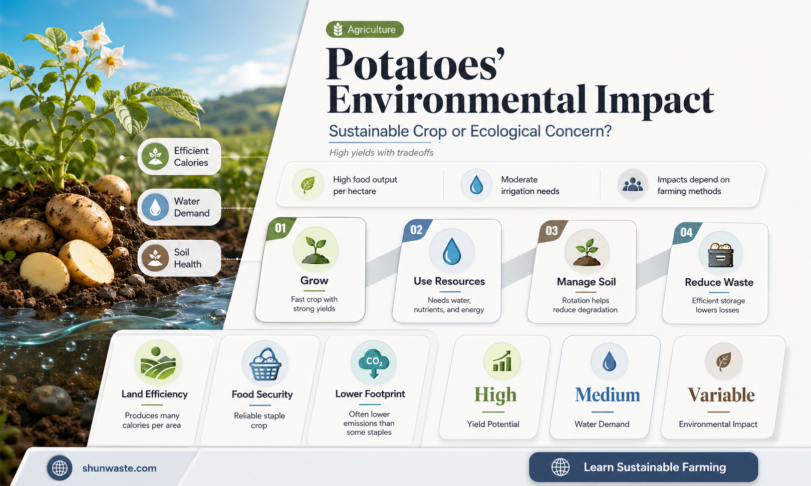 are potatoes bad for the environment