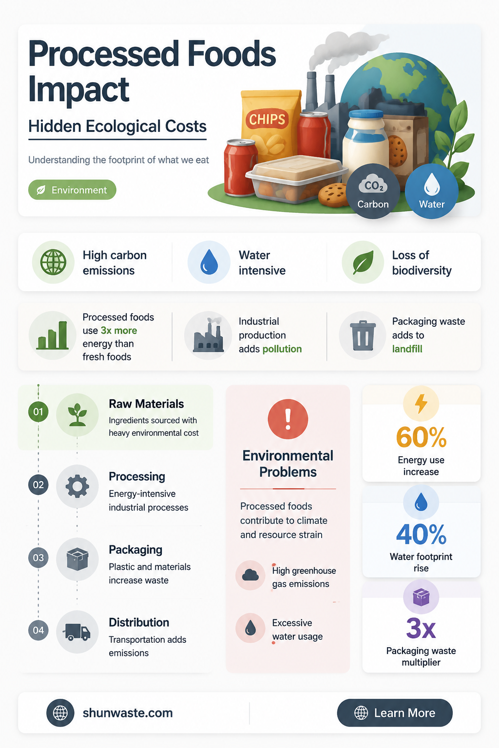 are processed foods bad for the environment