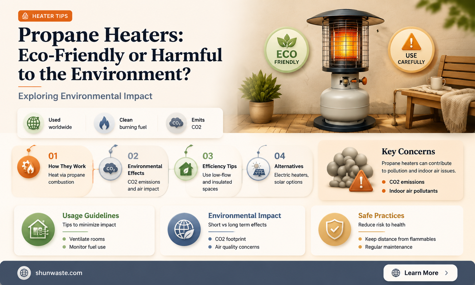 are propane heaters bad for the environment