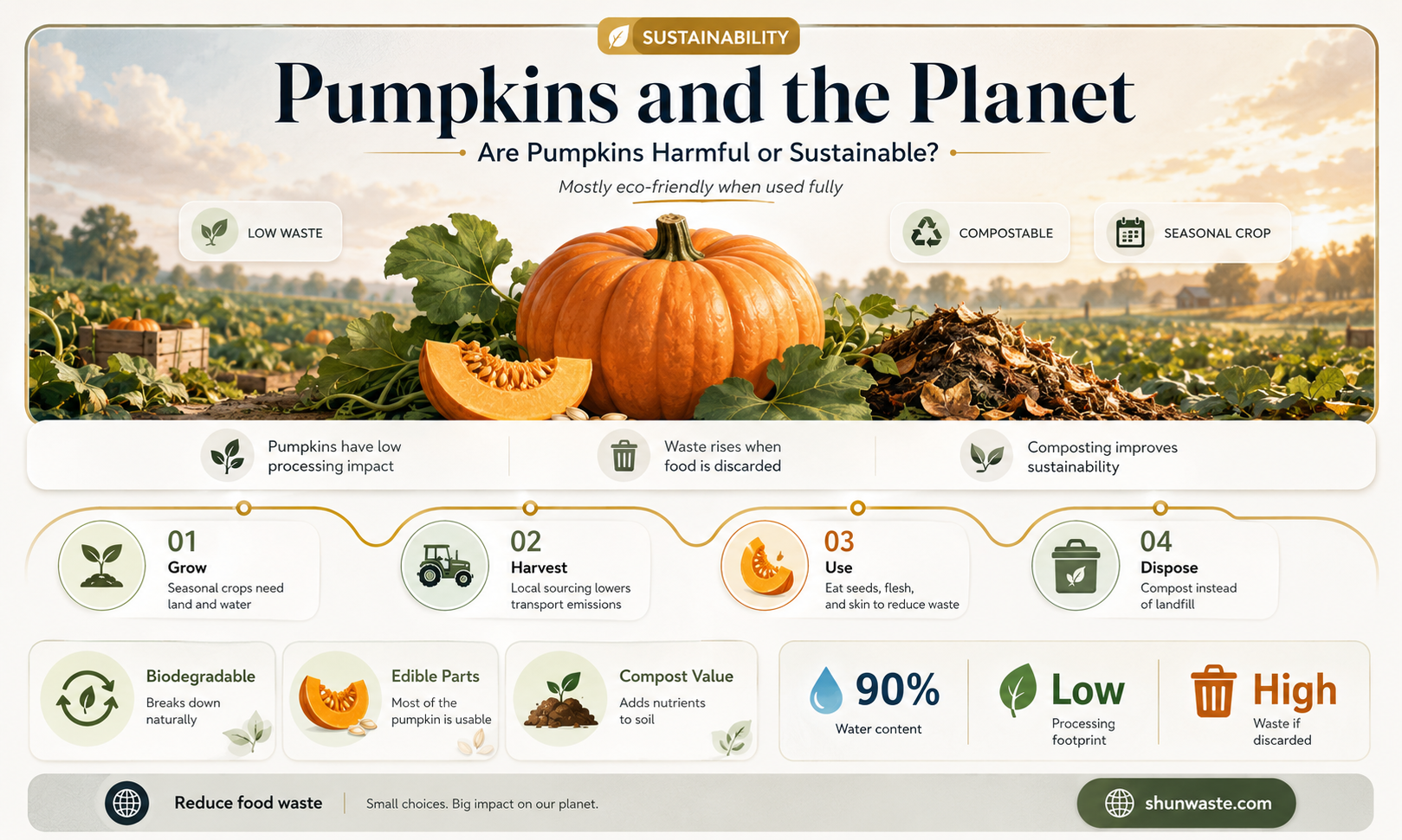 are pumpkins bad for the environment