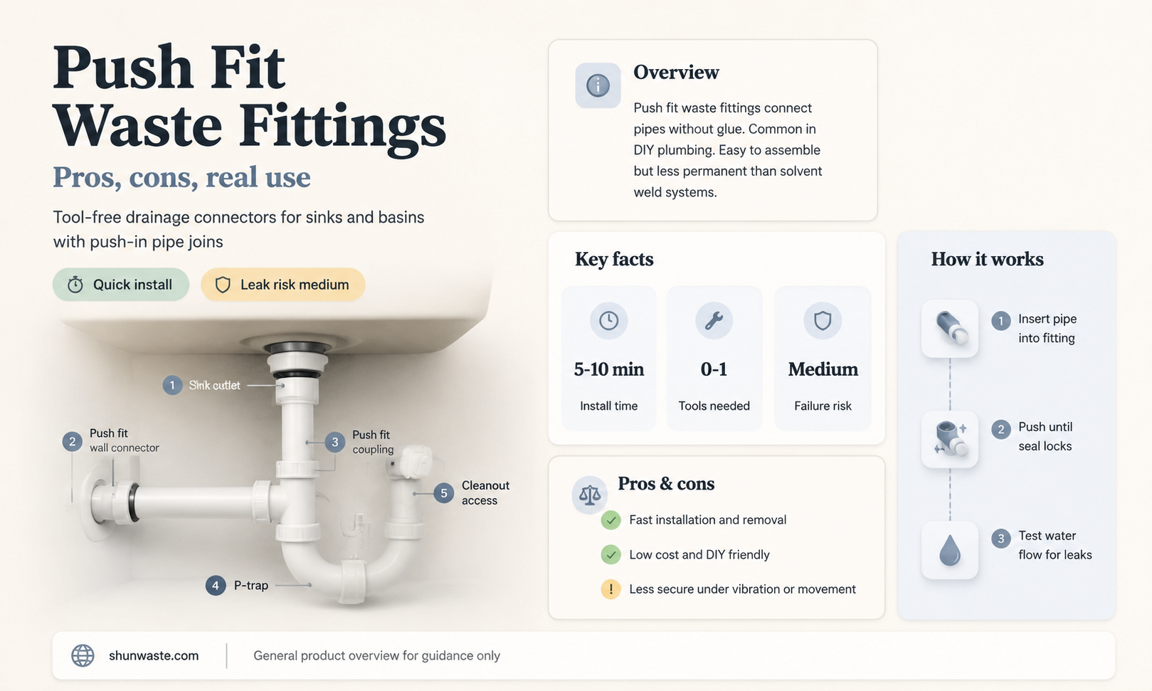 are push fit waste fittings any good
