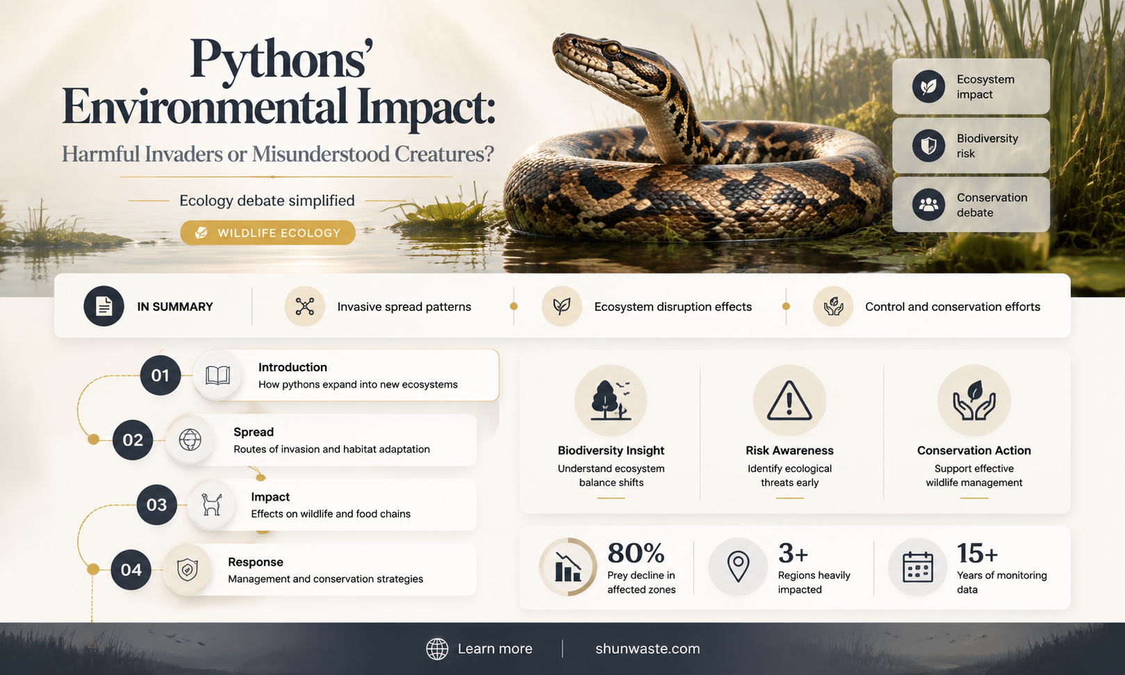 are pythons bad for the environment